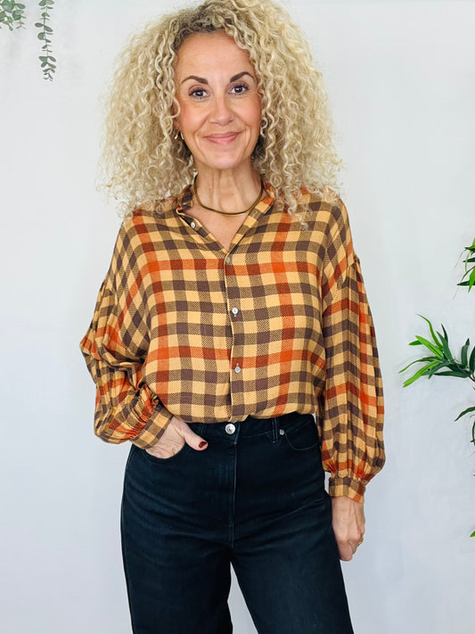 Check Shirt - Size XS/S