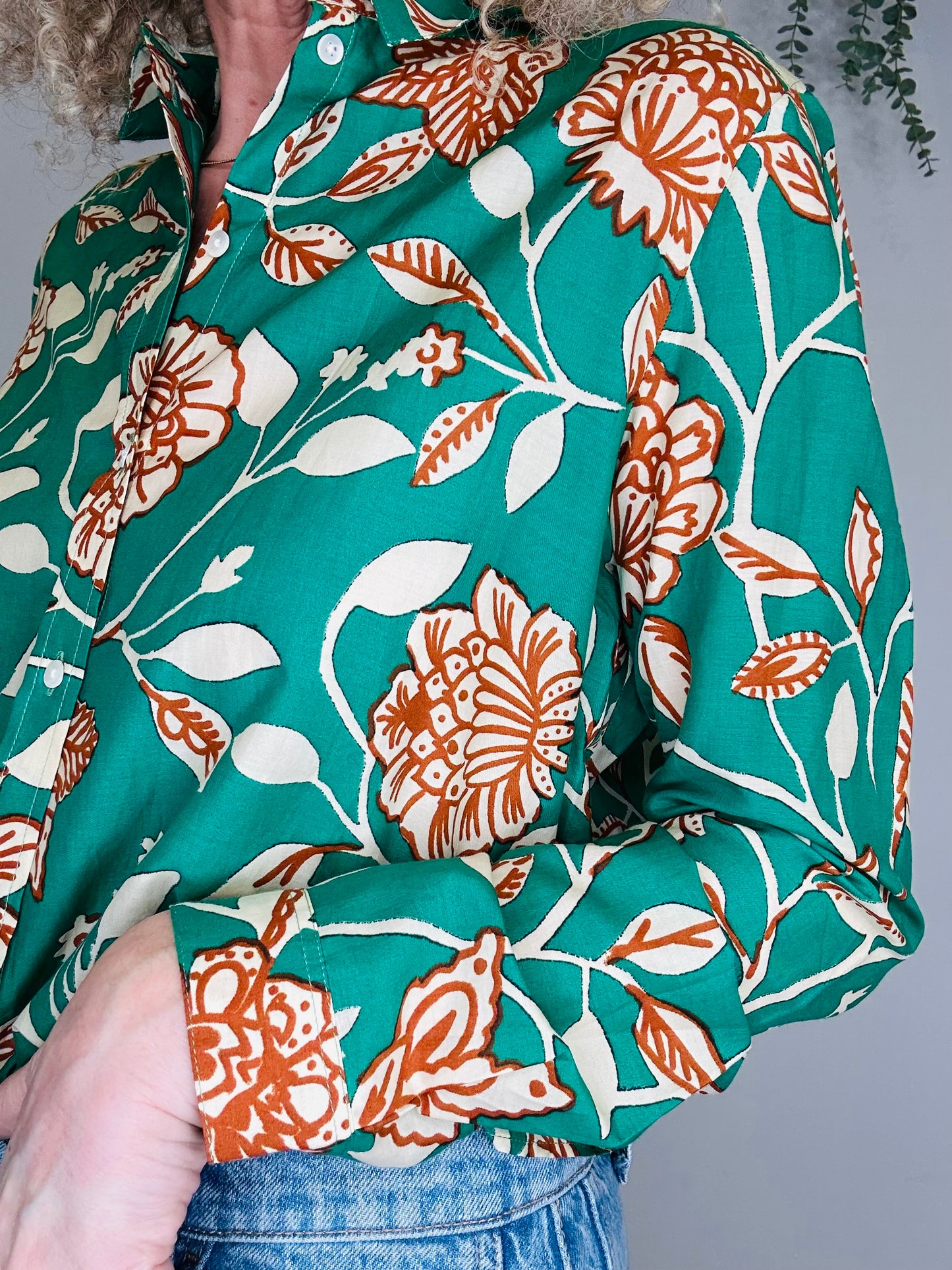 Patterned Shirt - Size 38