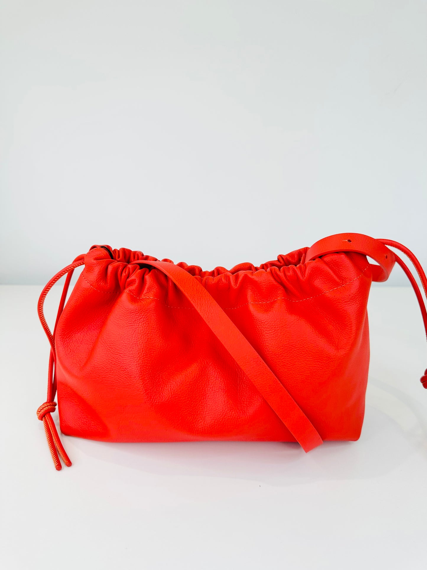 Poinciana Leather Pouch