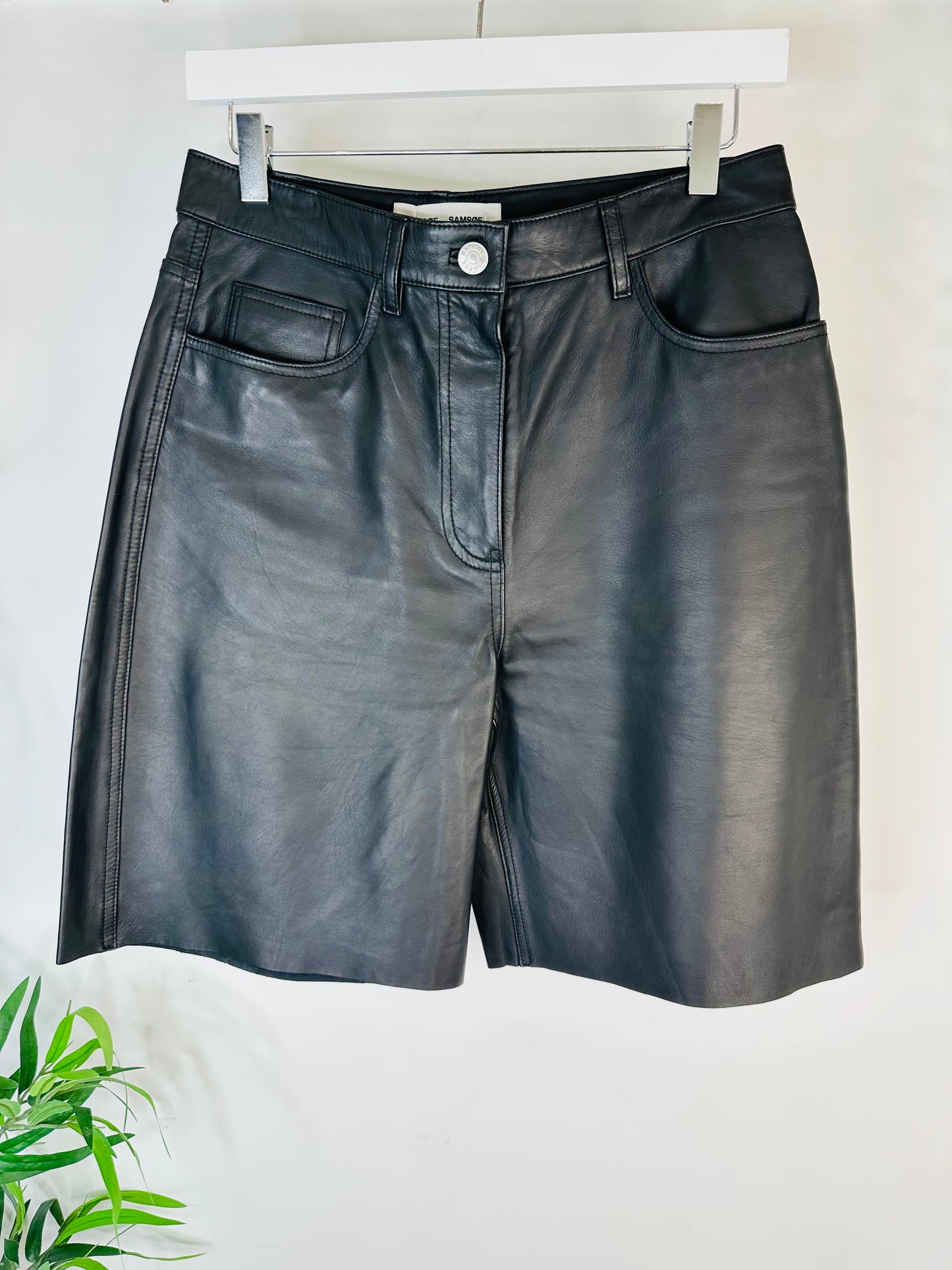 Leather Shorts - Size S