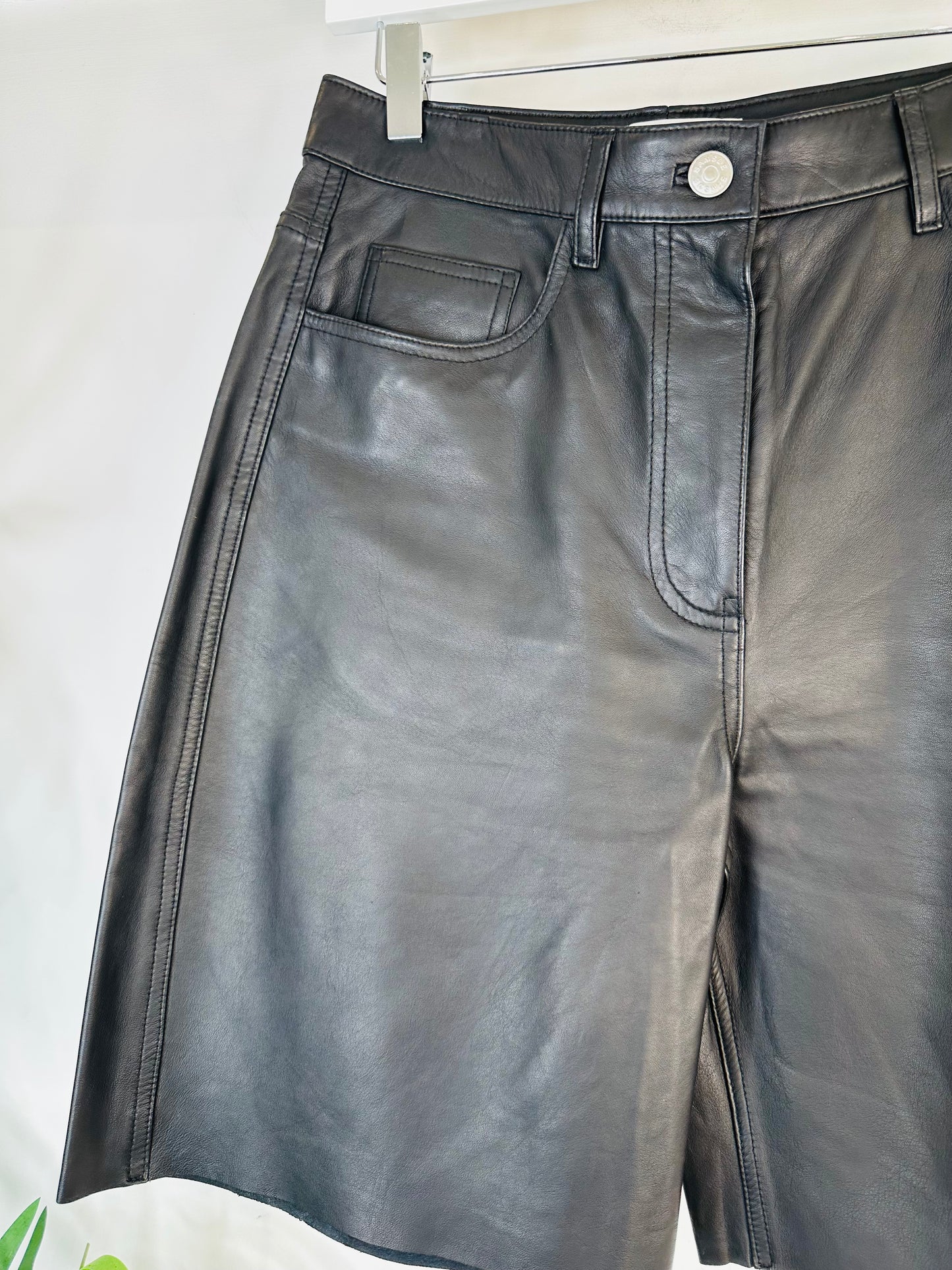 Leather Shorts - Size S