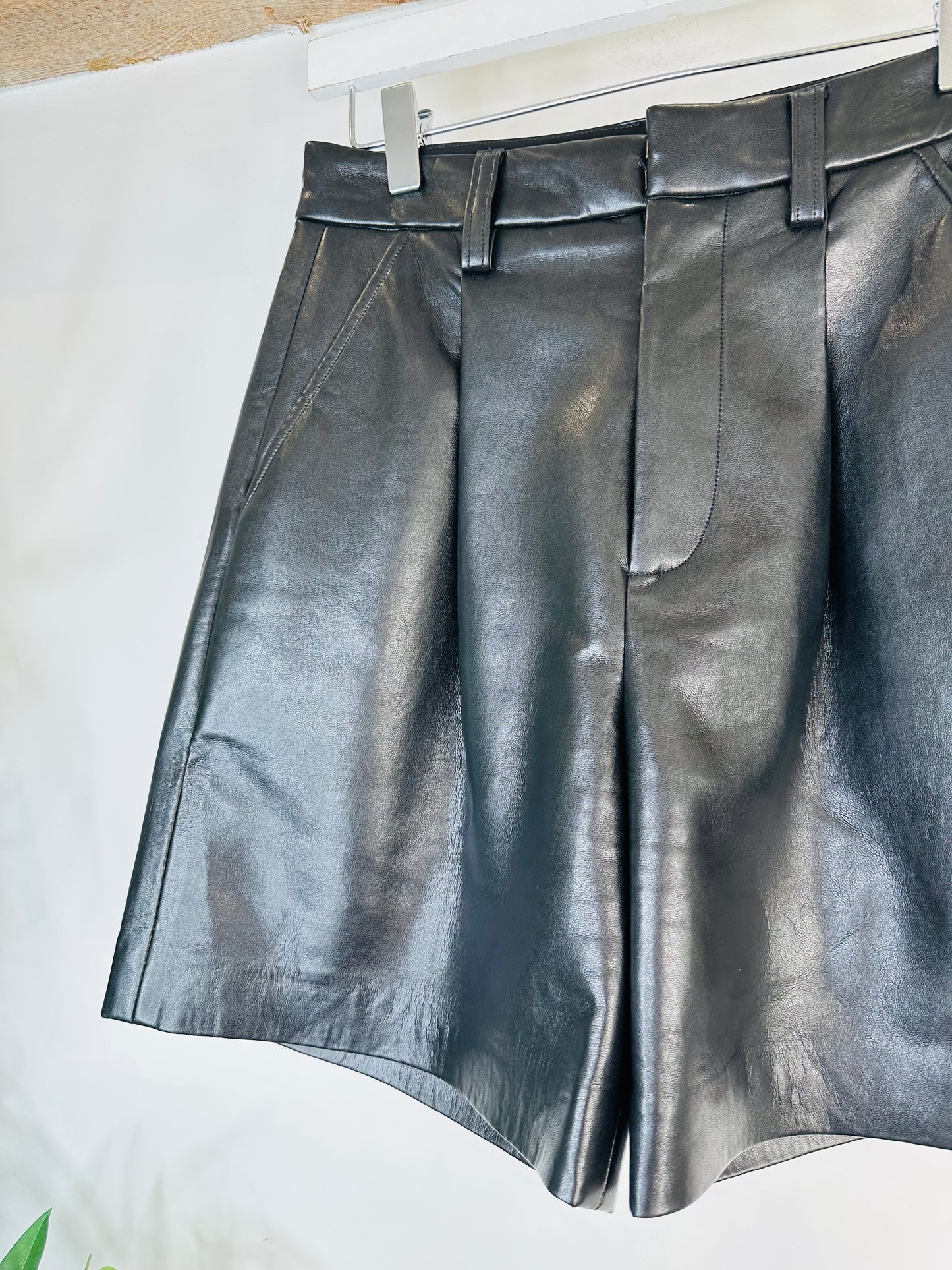 Leather Shorts - Size 4