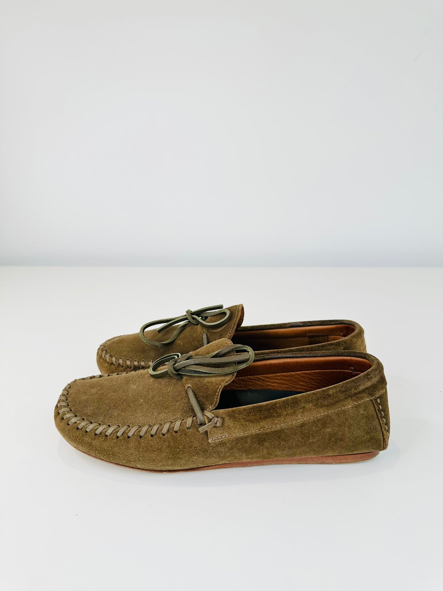 Suede Moccasins - Size 38