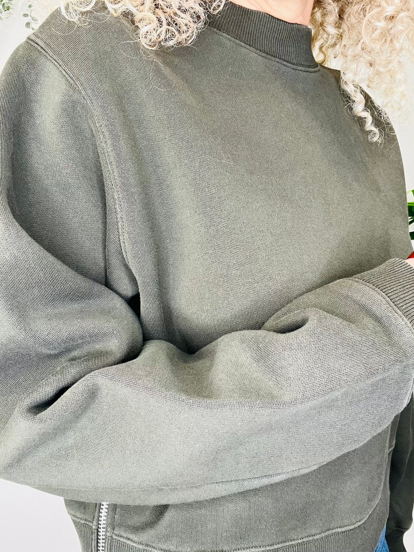 Side Zip Sweatshirt - Size M