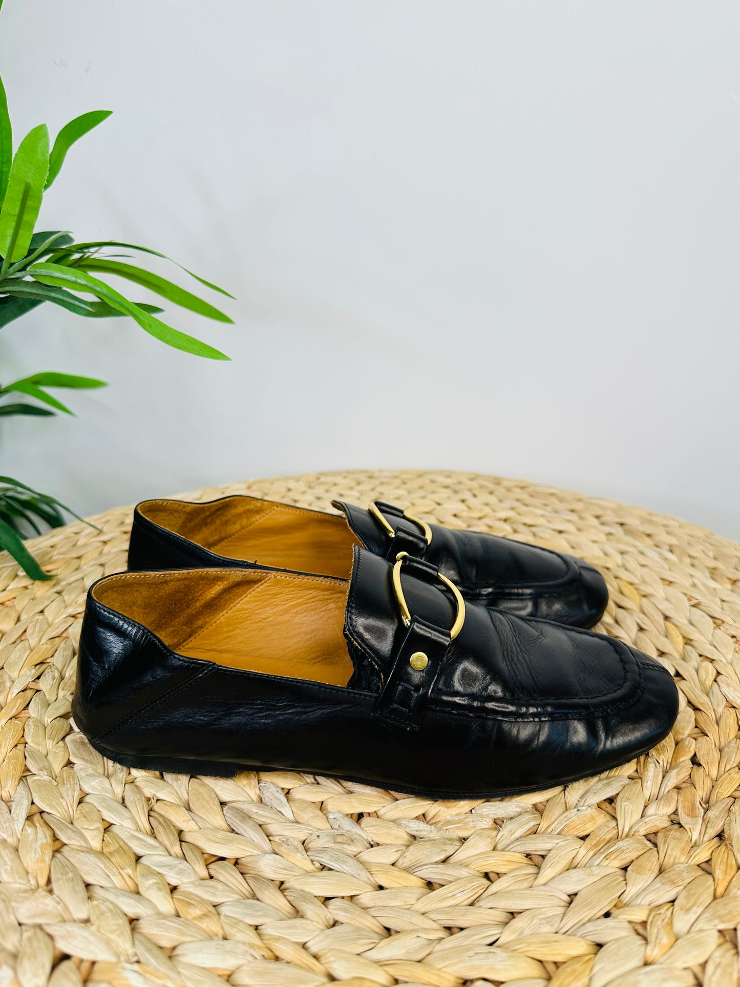 Ferlyn Leather Loafers - Size 38