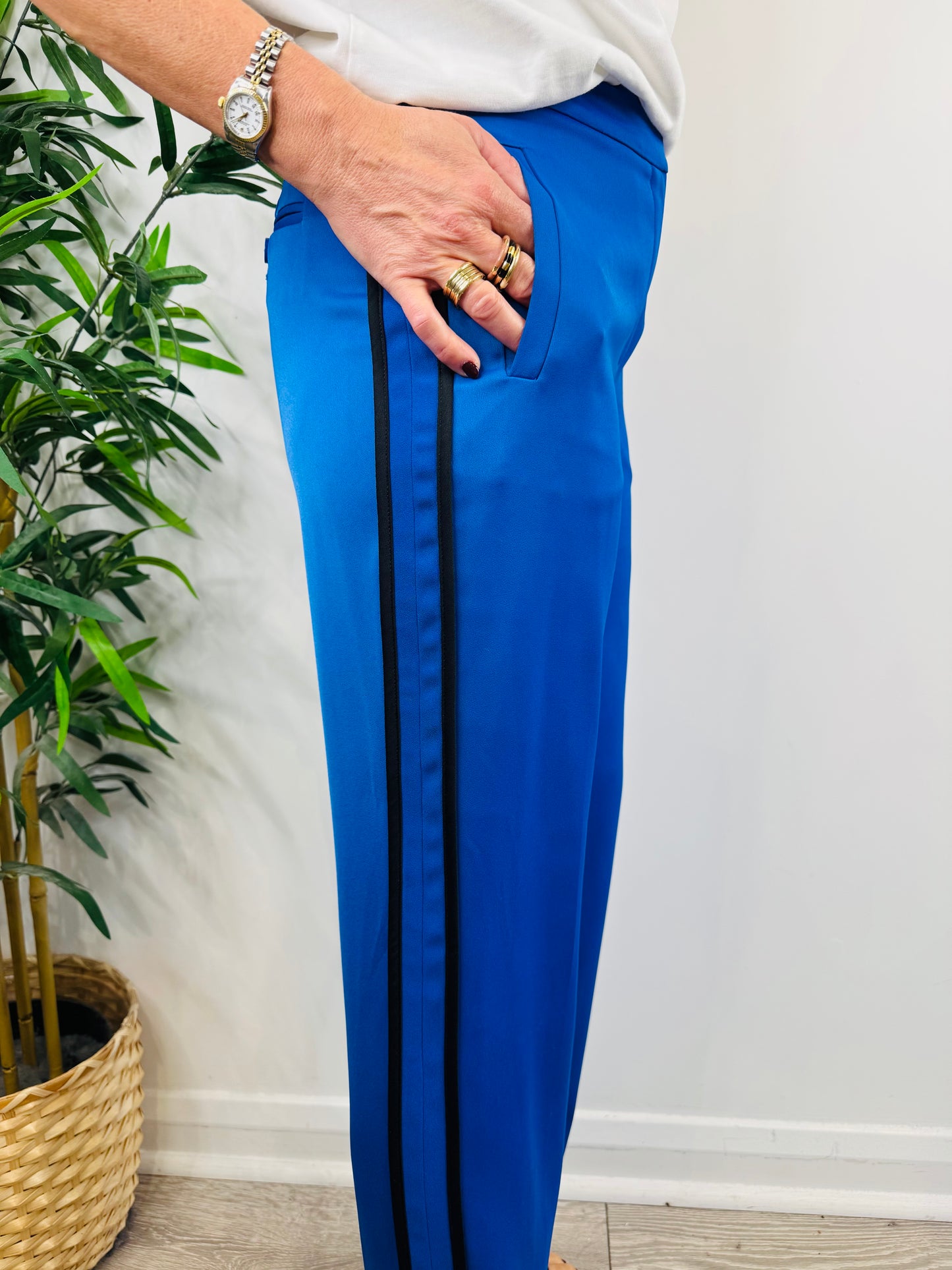 Wide Leg Trousers - Size 8