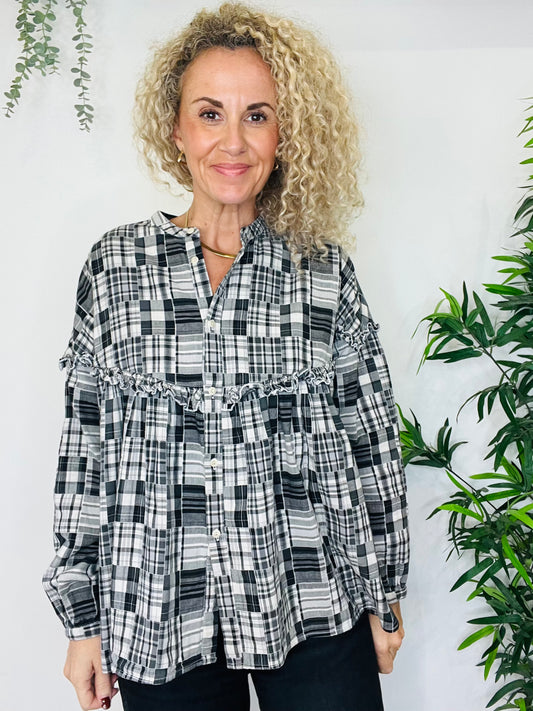 Check Shirt - Size M/L