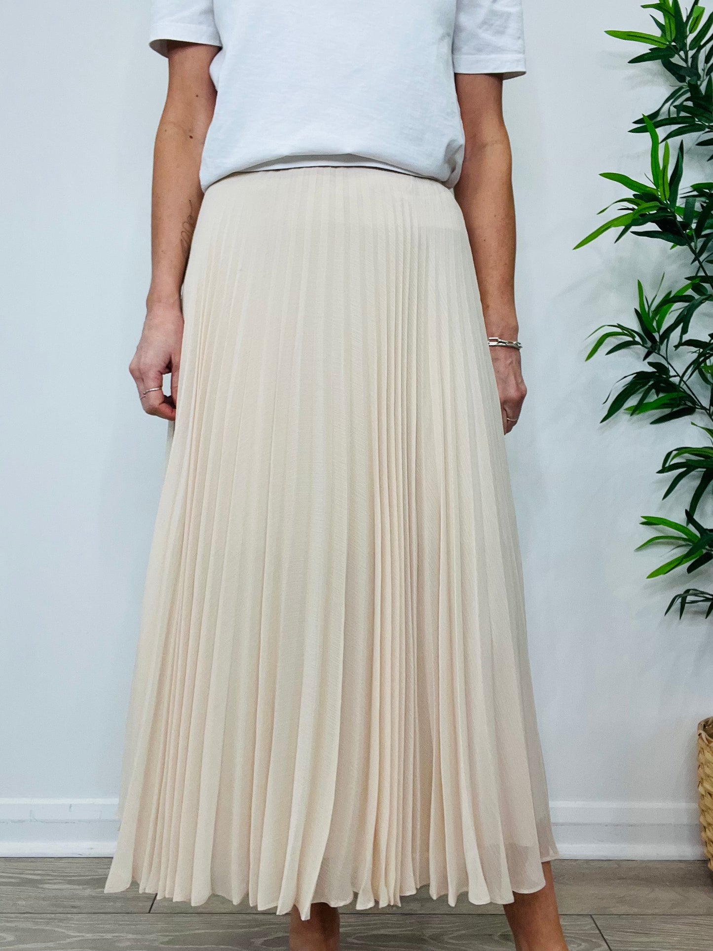 Pleated Maxi Skirt - Size 10