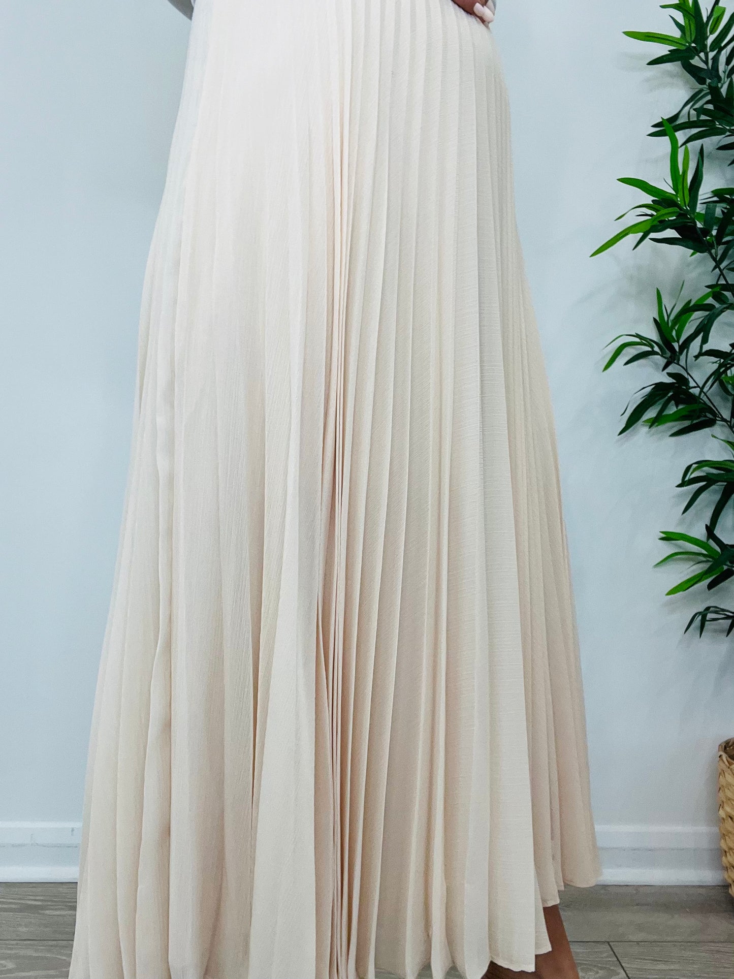Pleated Maxi Skirt - Size 10