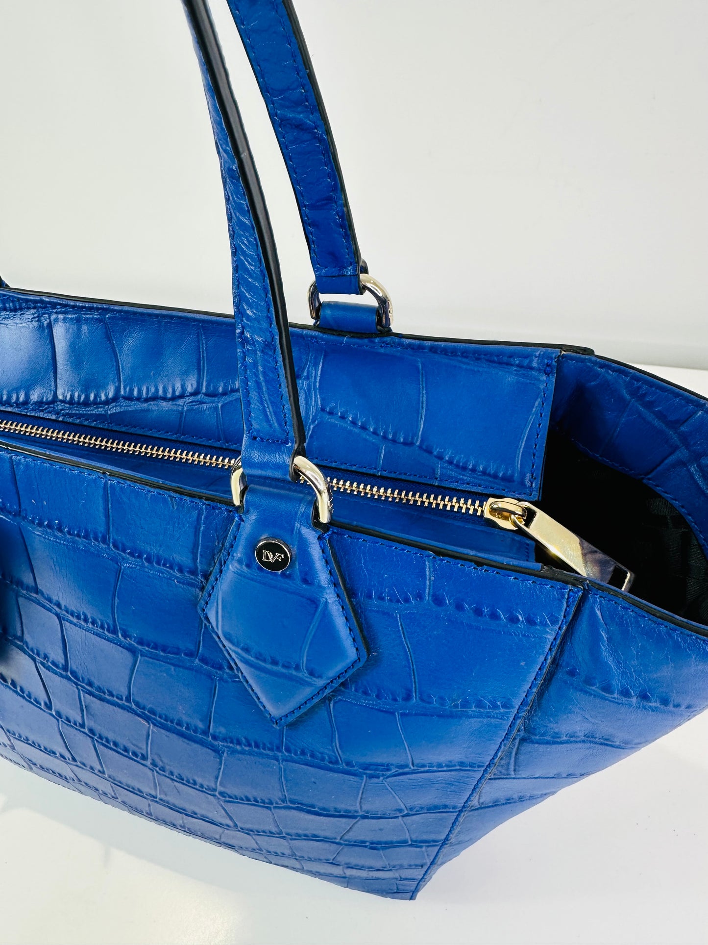 Moc Croc Leather Tote