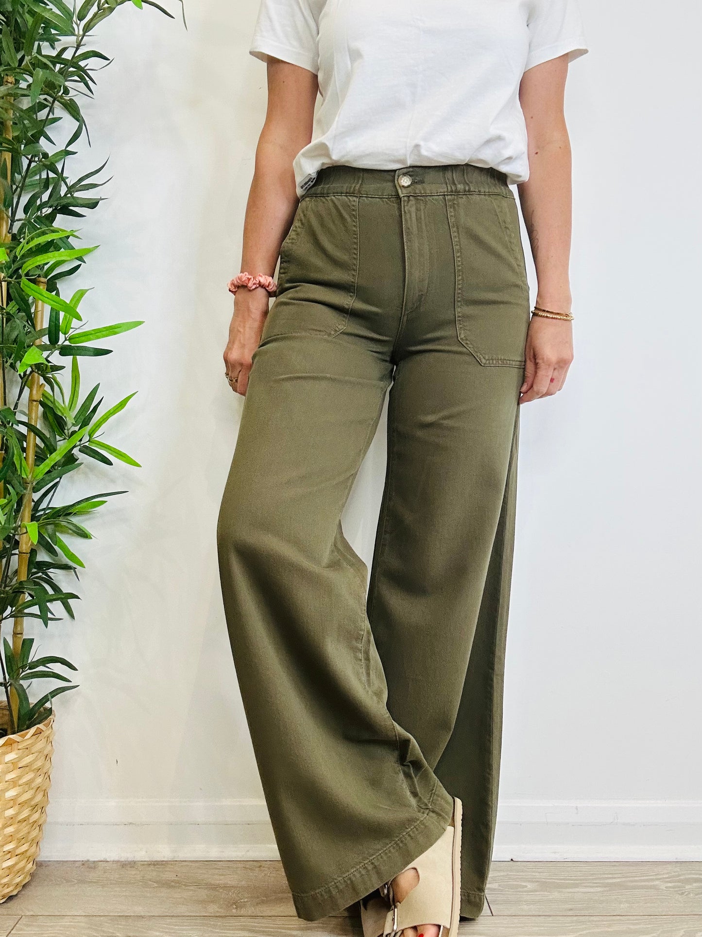 Rumi Cotton Trousers - Size 26