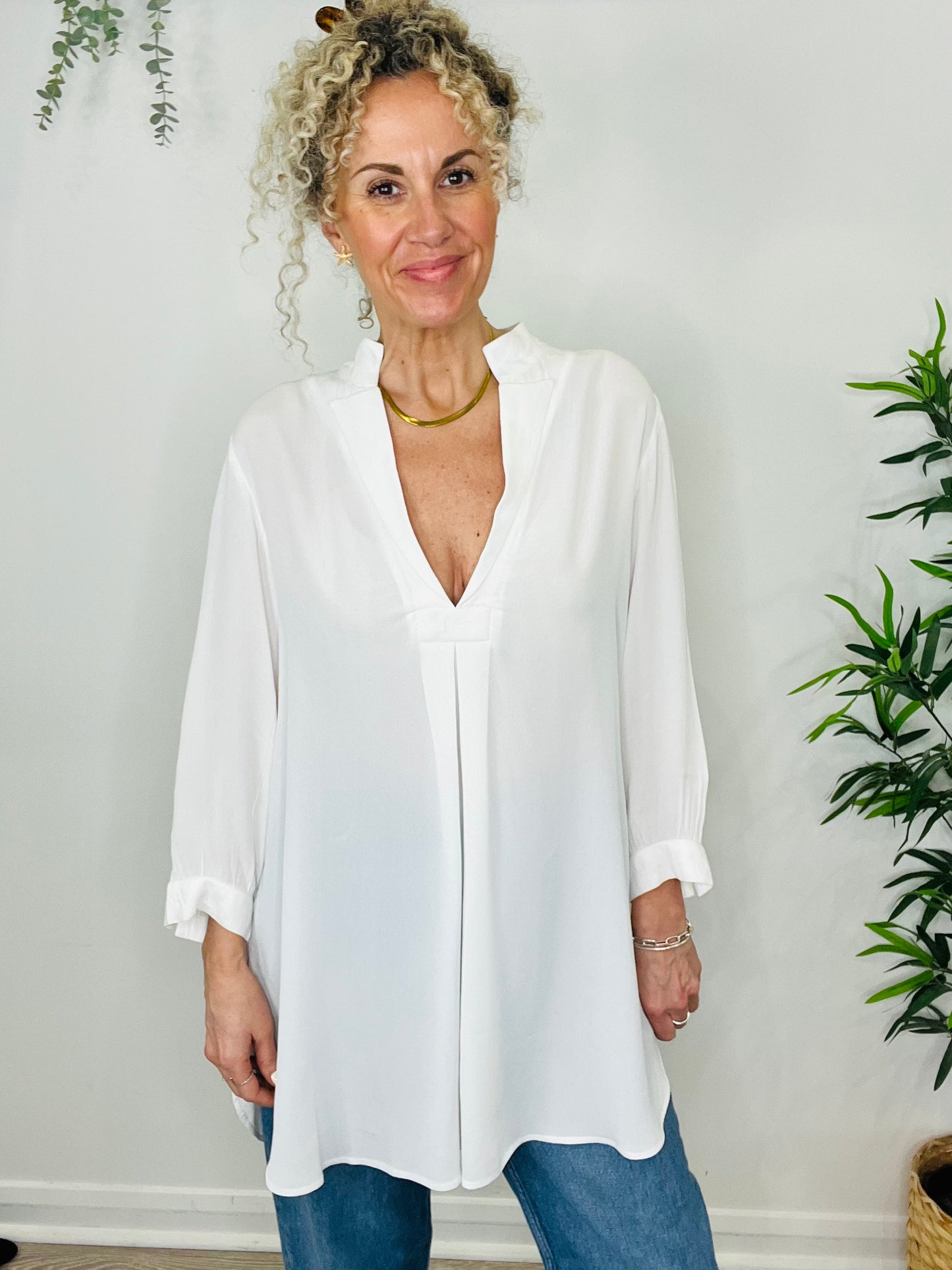 V-Neck Tunic - Size M