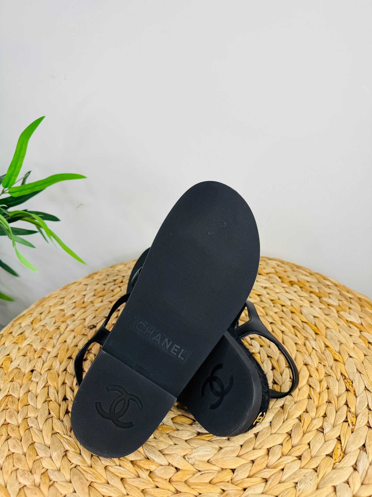 Leather Fisherman Espadrille Sandals - Size 38