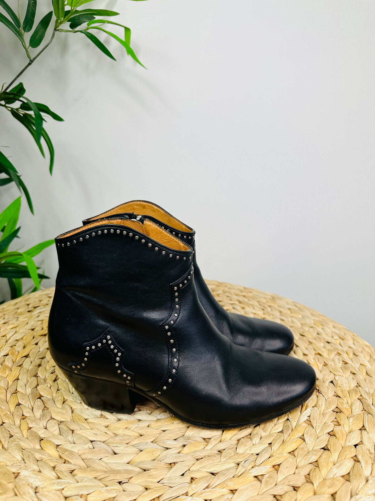Studded Dicker Boots - Size 38
