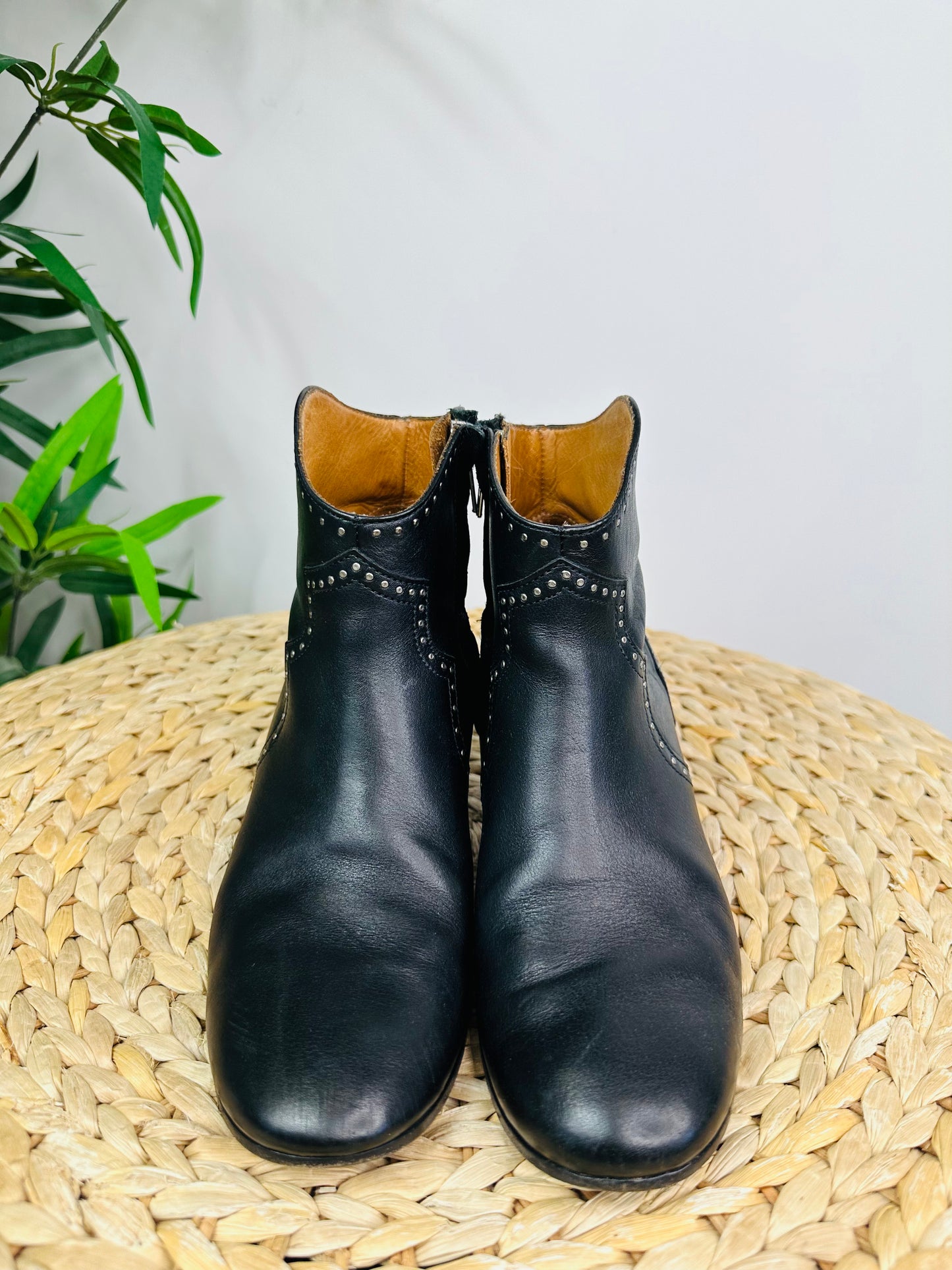Studded Dicker Boots - Size 38