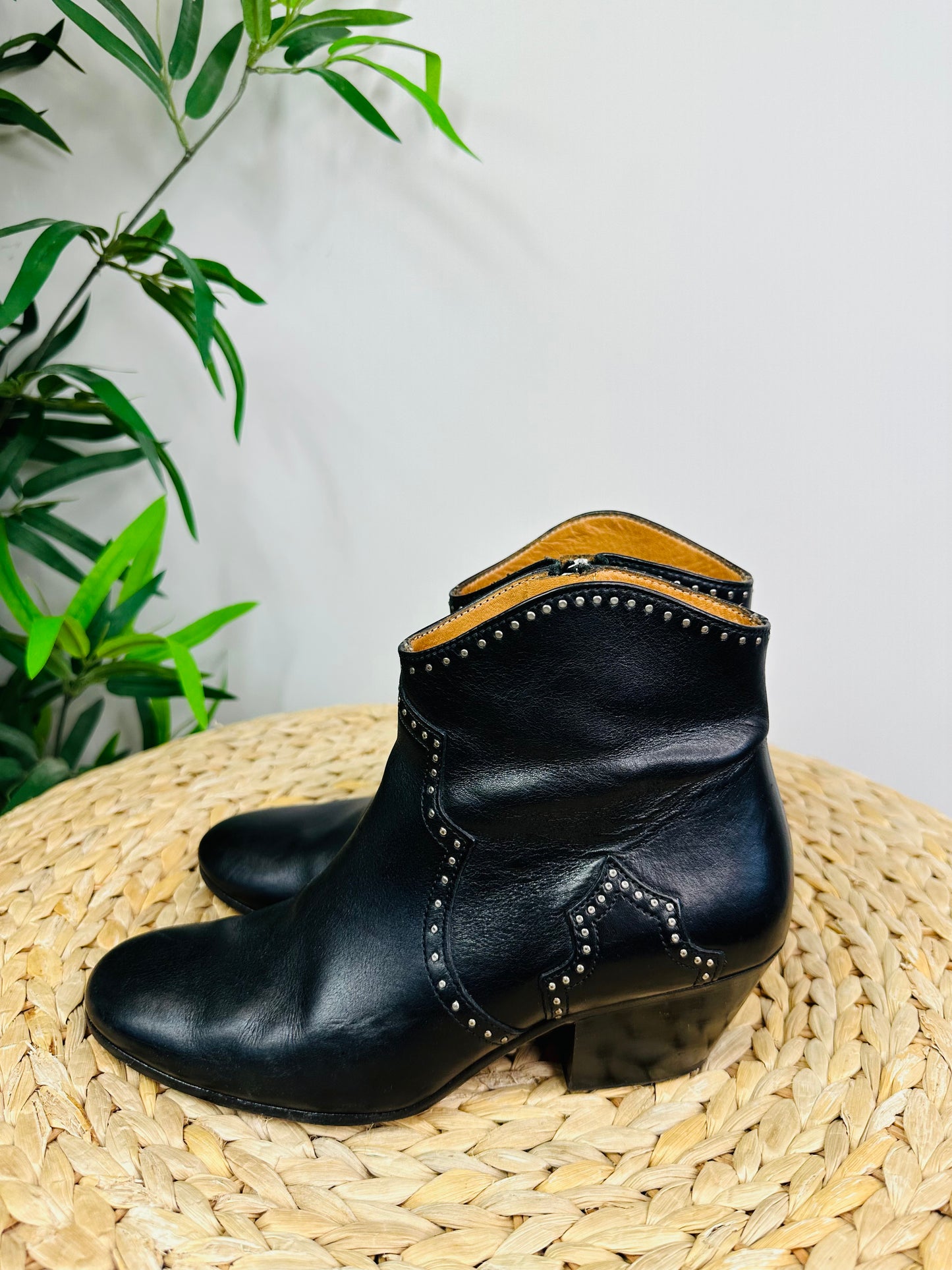Studded Dicker Boots - Size 38