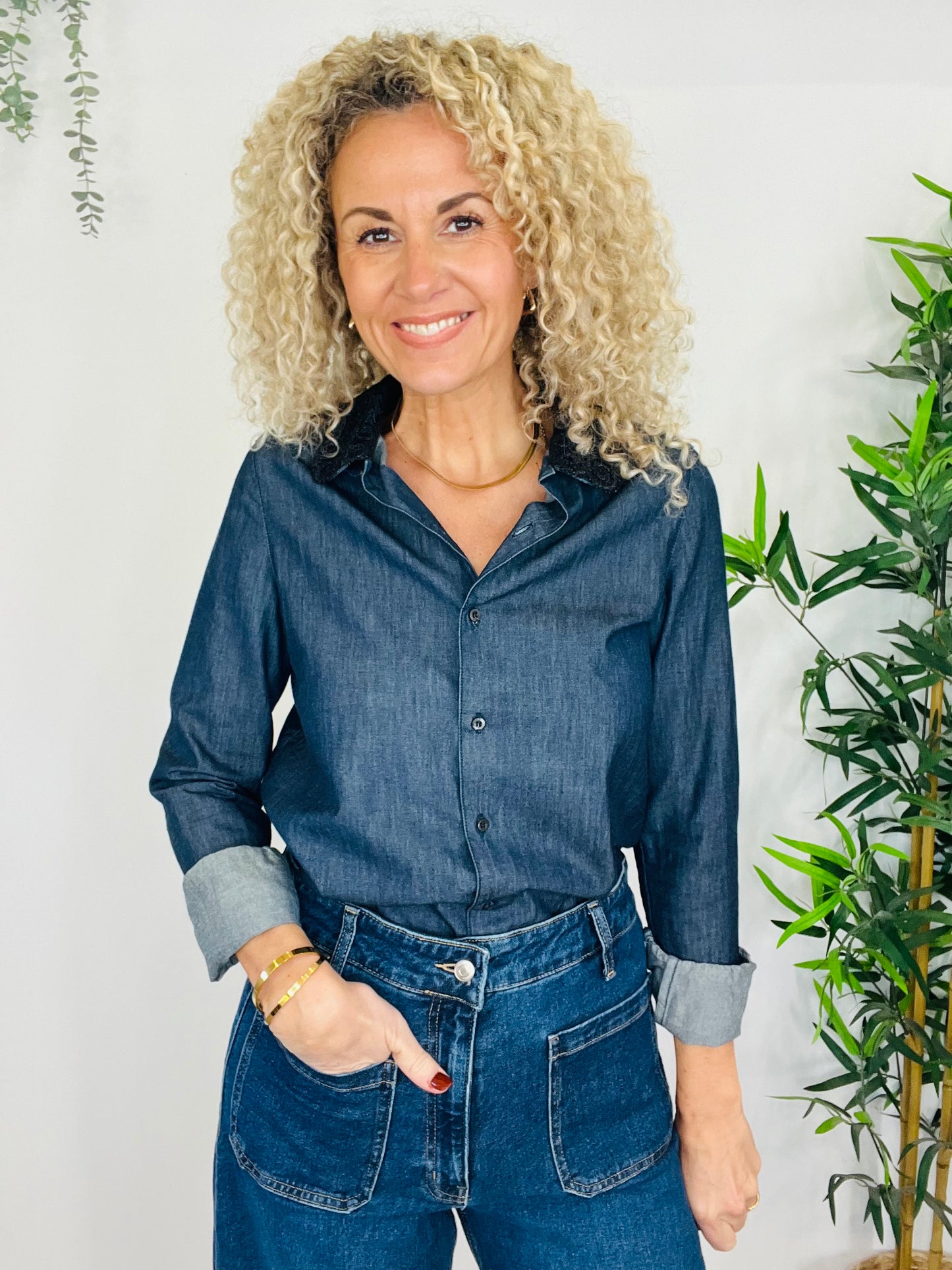 Chambray Shirt - Size 40IT