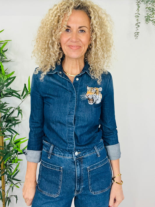 Tiger Denim Shirt - Size 36