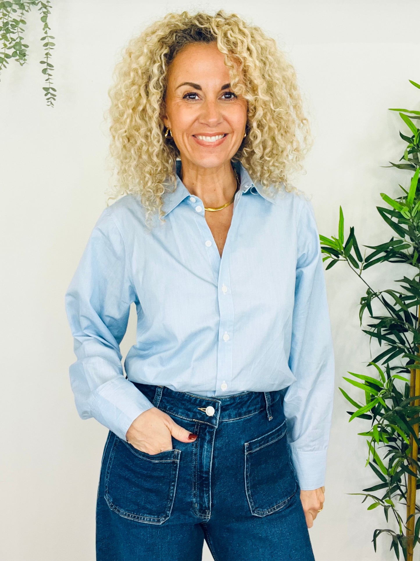 Pinstripe Shirt - Size 10