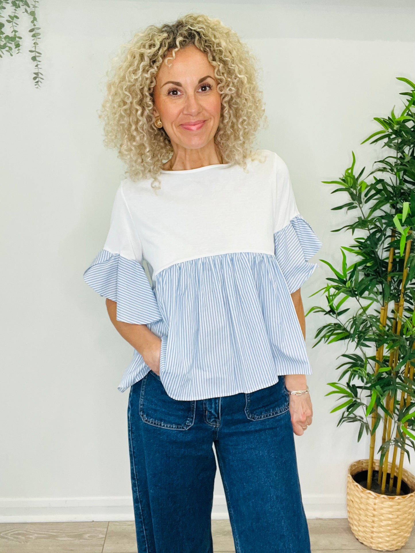 Striped Top - Size S