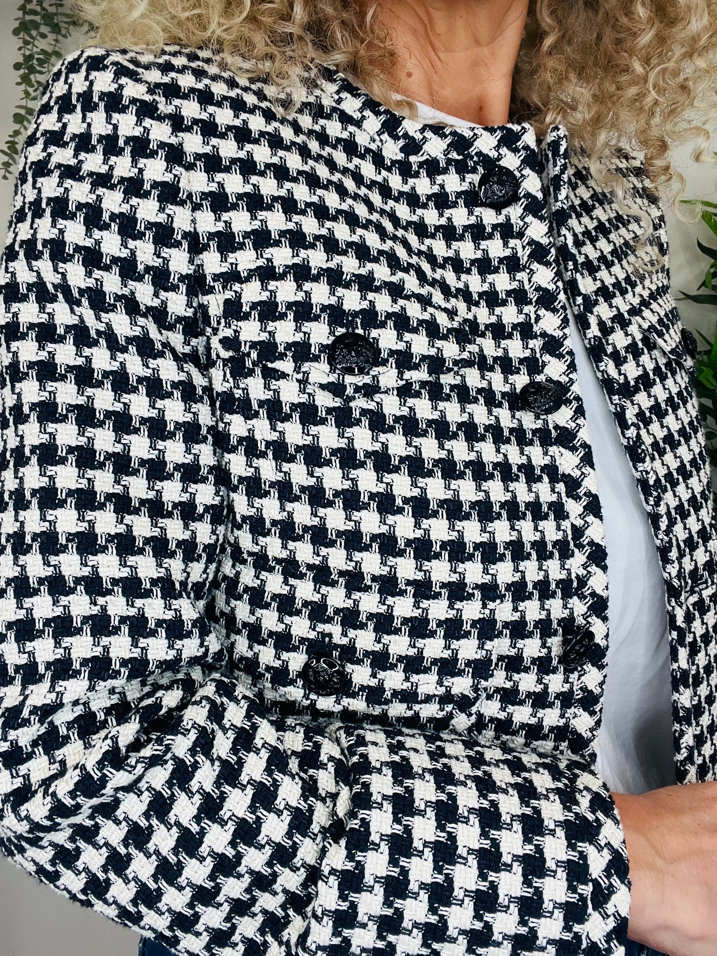 Houndstooth Jacket - Size 8