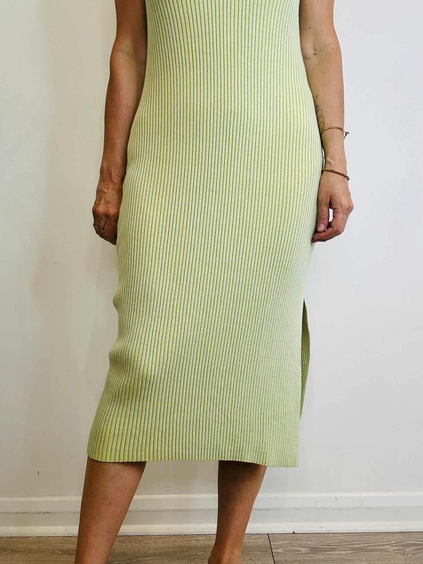Rib Knit Dress - Size M