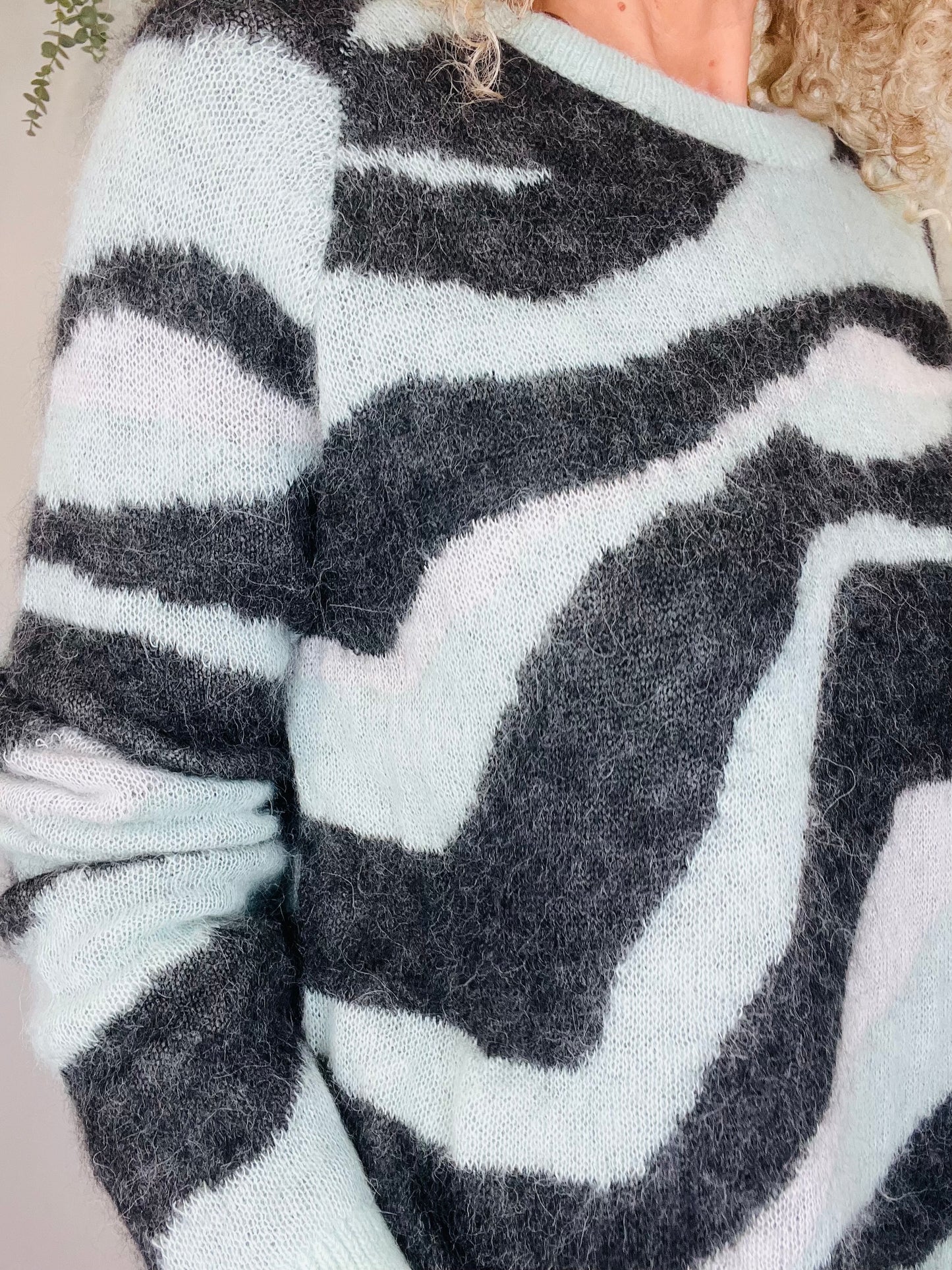 Camo Alpaca Jumper - Size S