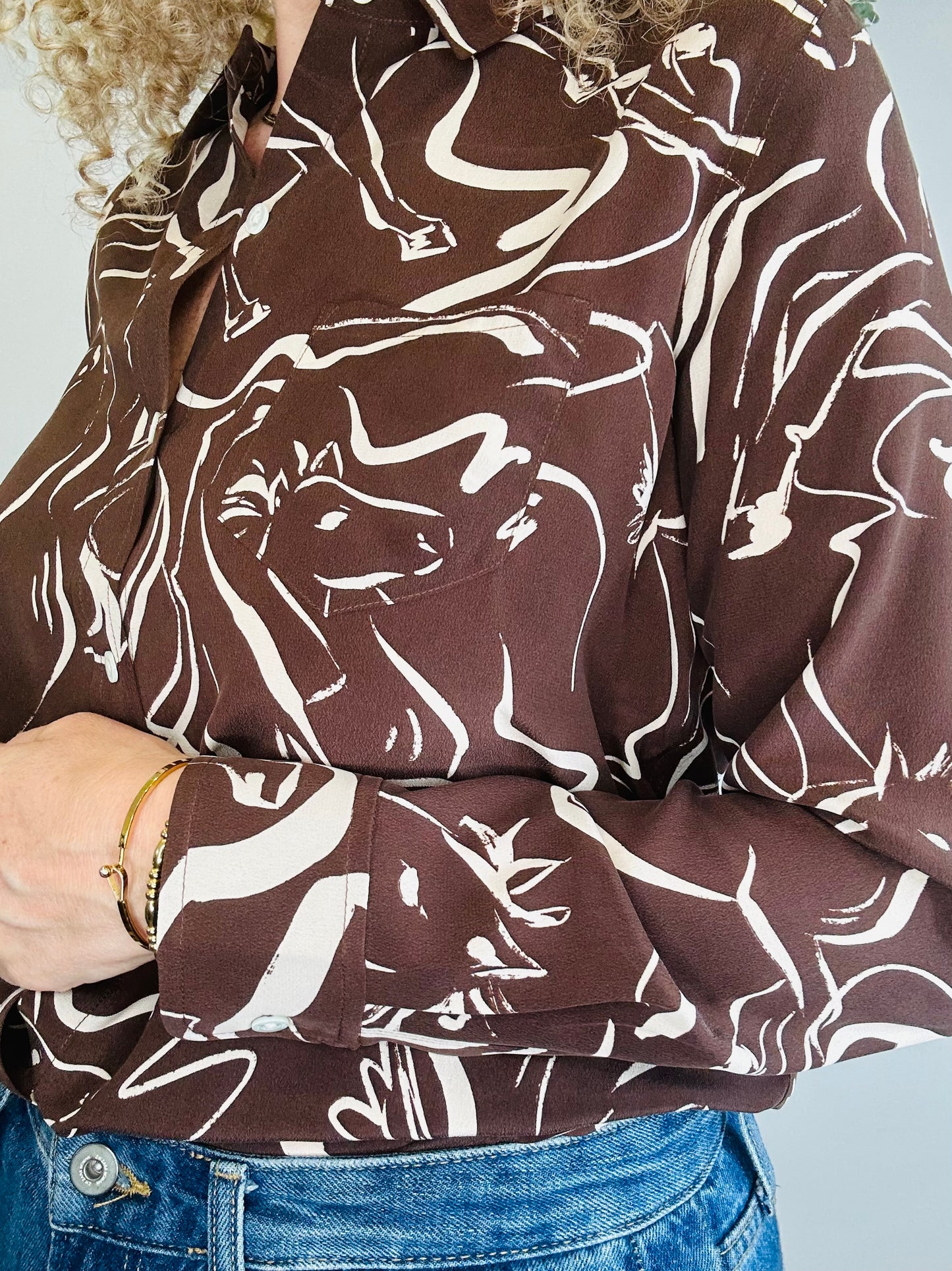Kate Silk Shirt - Multiple Sizes