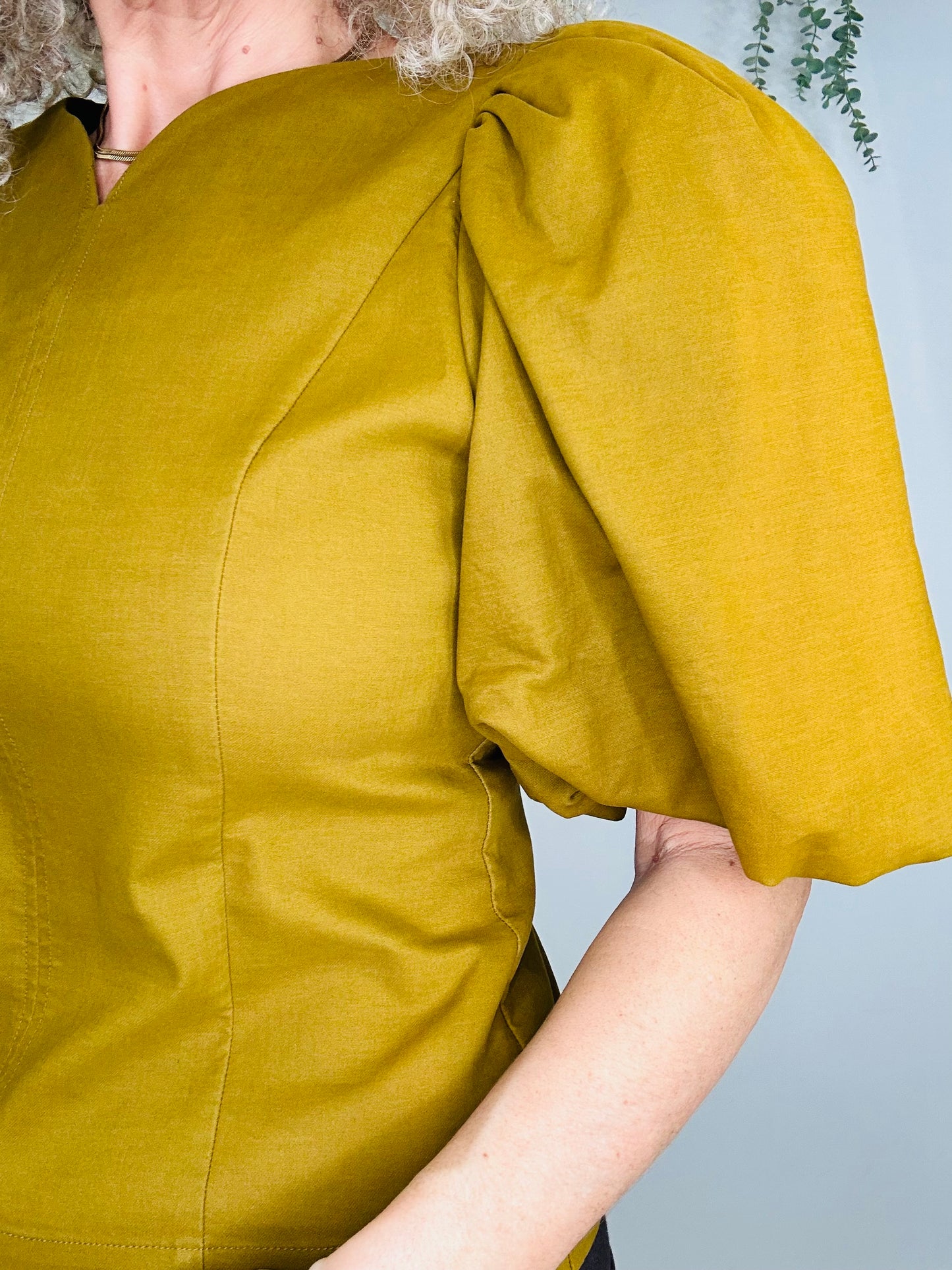 Cotton Puff Sleeve Top - Size 8