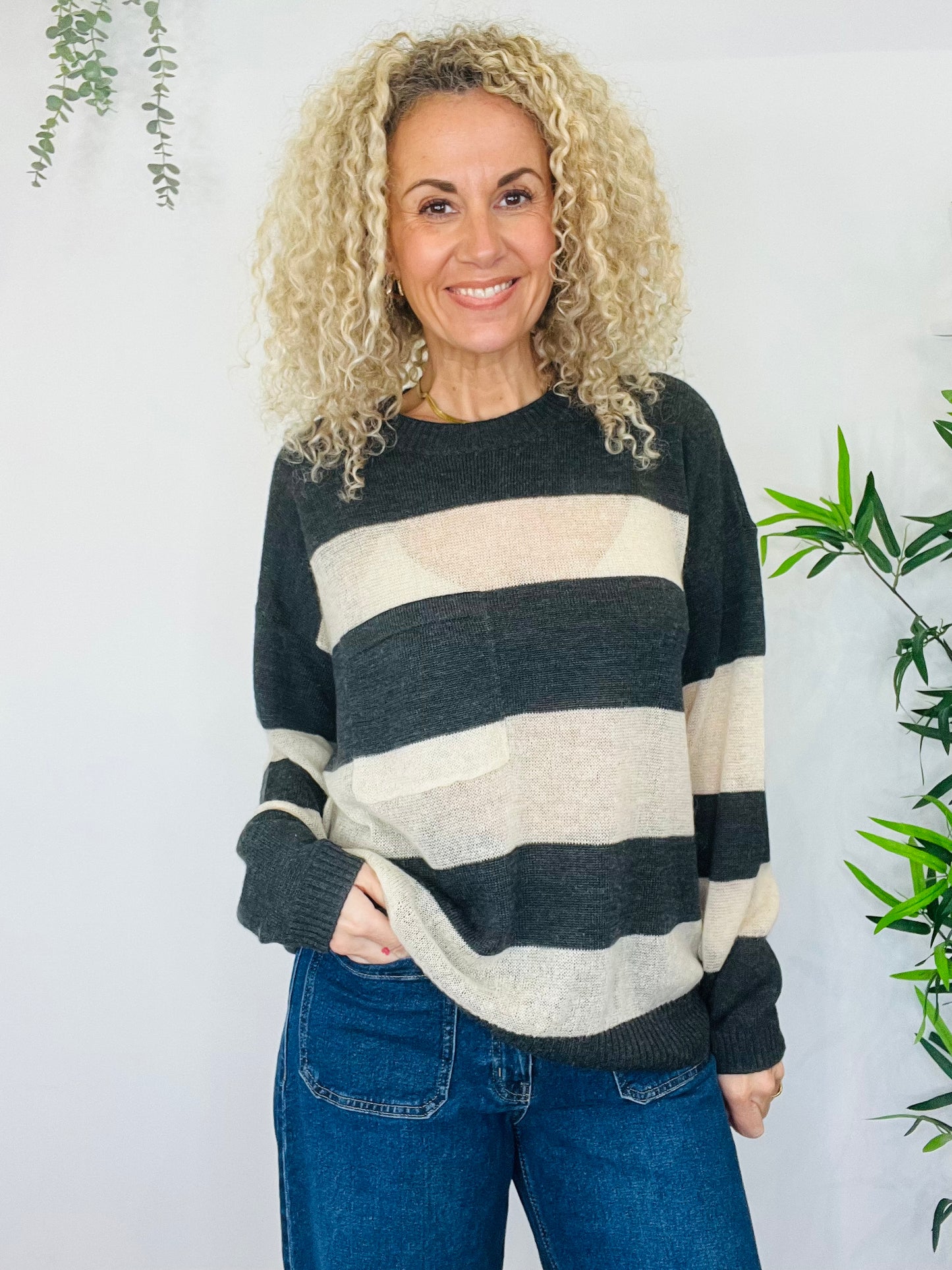 Striped Jumper - Size 4