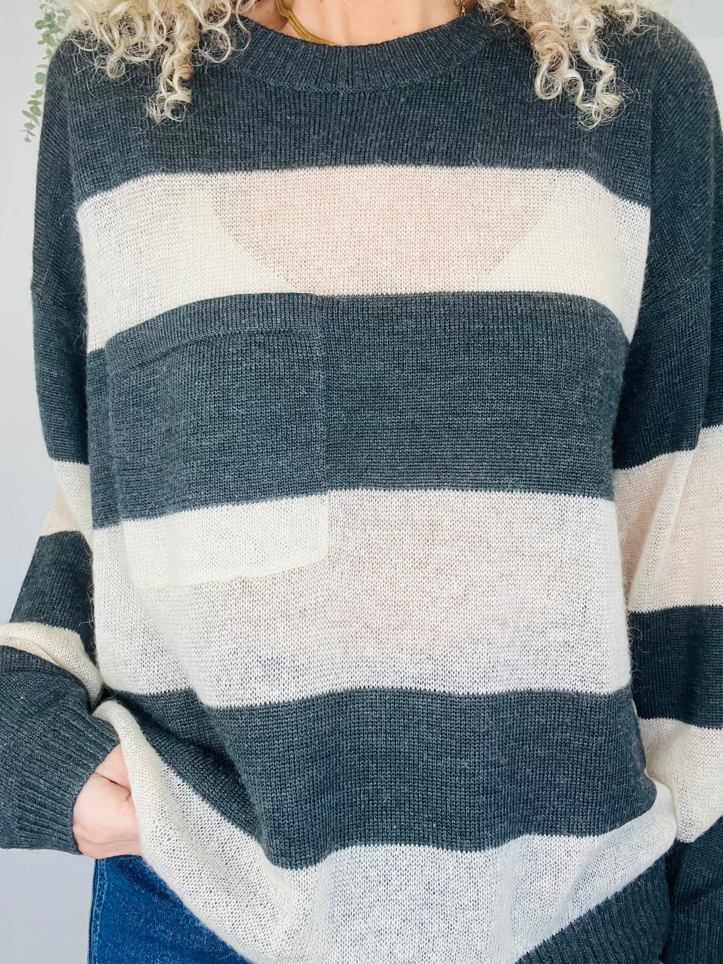 Striped Jumper - Size 4