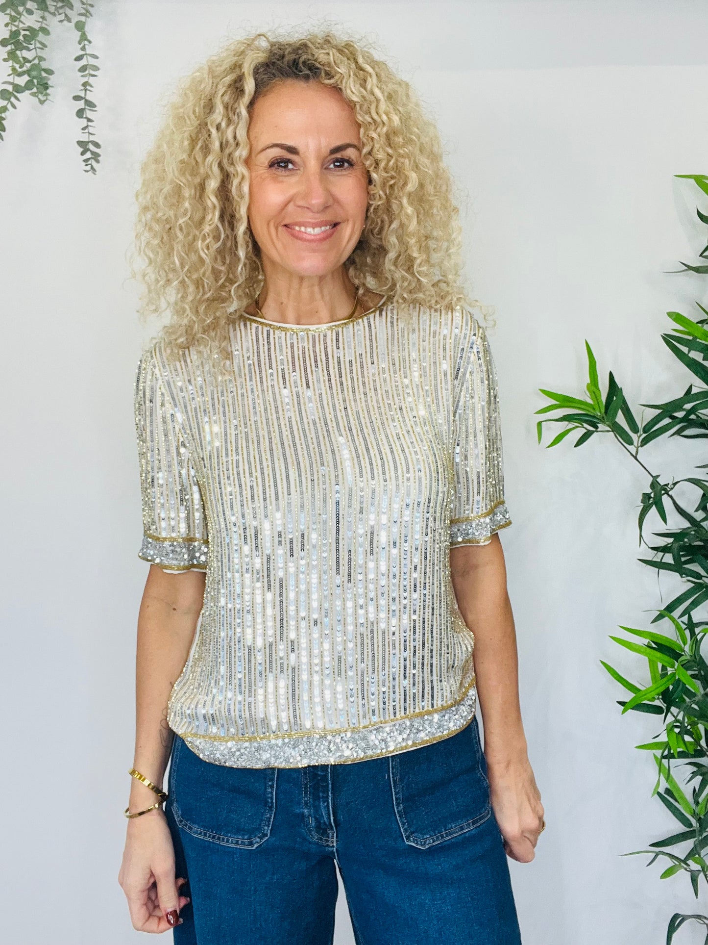 Sequin Top - Size 36