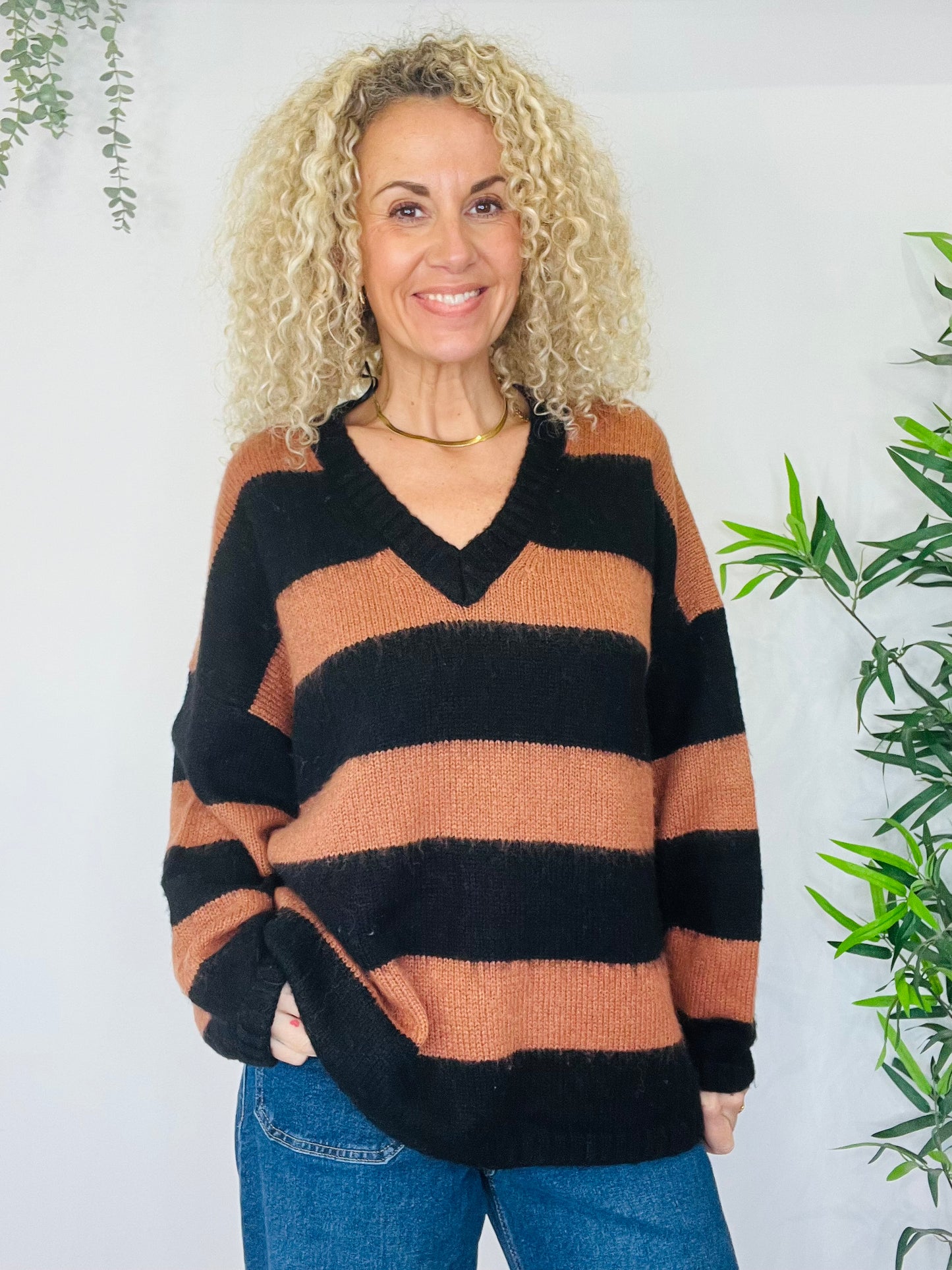 Striped Jumper - Size S