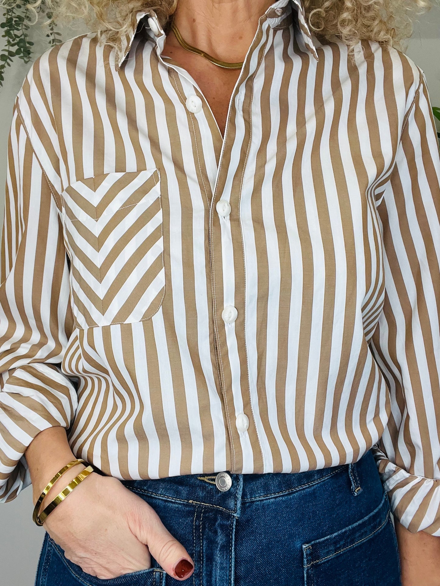 Striped Shirt - Size M