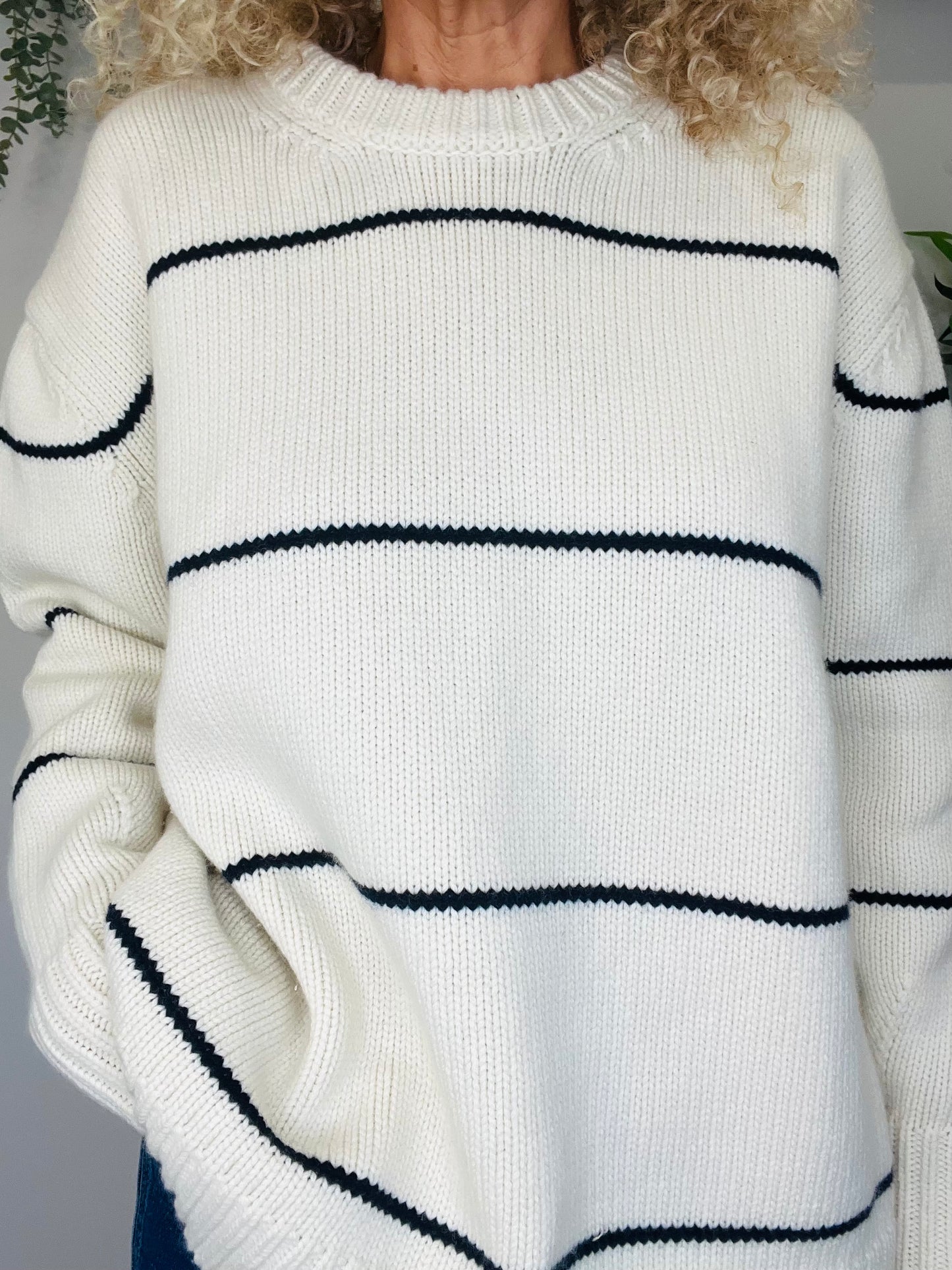 Wool Striped Jumper - Size M