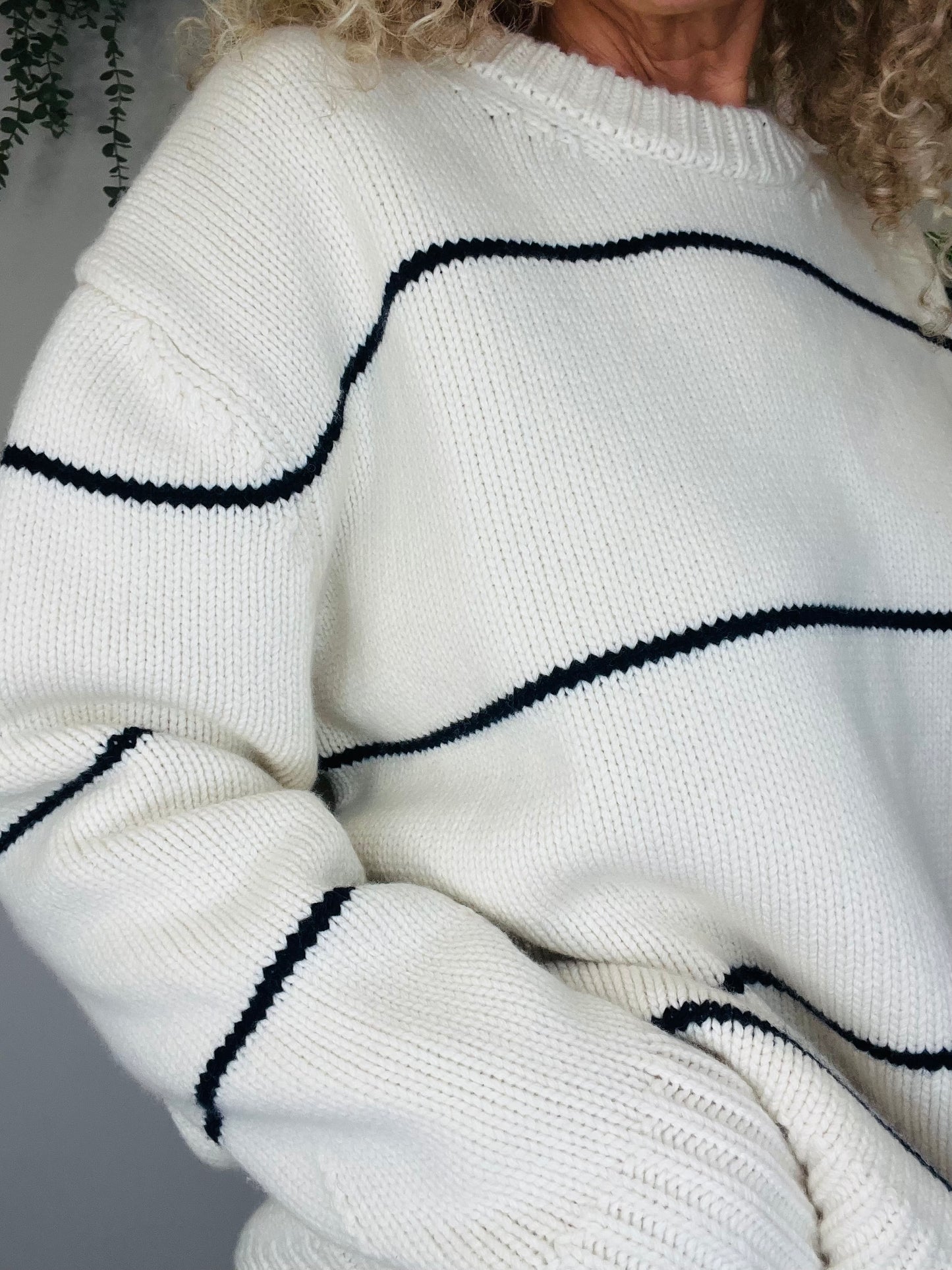 Wool Striped Jumper - Size M