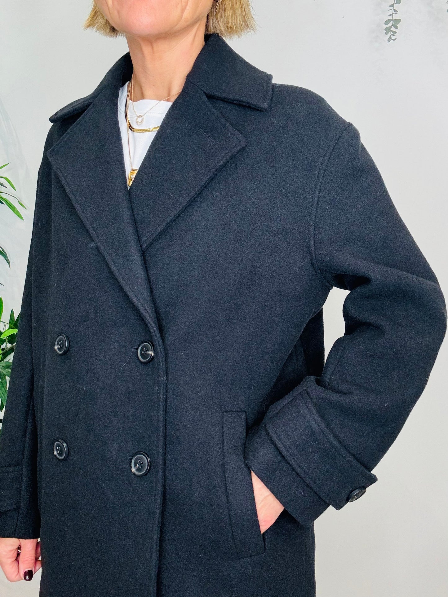Wool Coat - Size XS