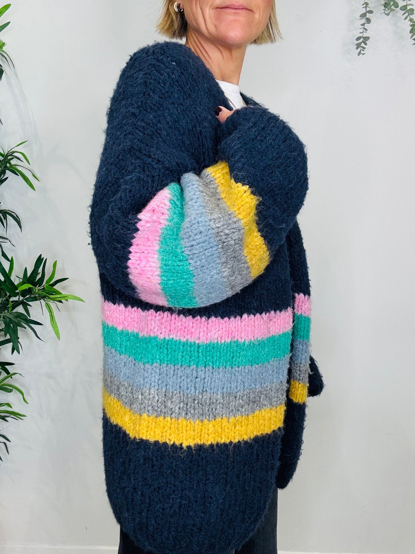 Knitted Open Cardigan - Size S/M