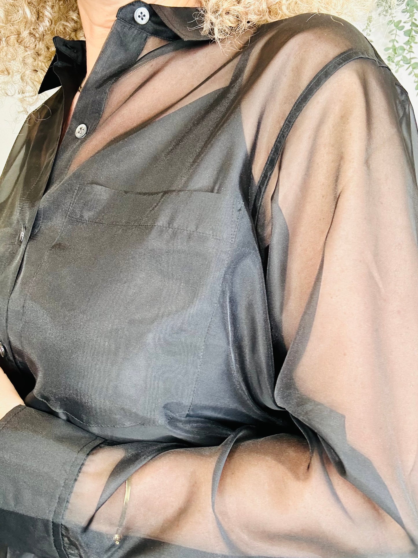 Sheer Sofiya Shirt - Size M