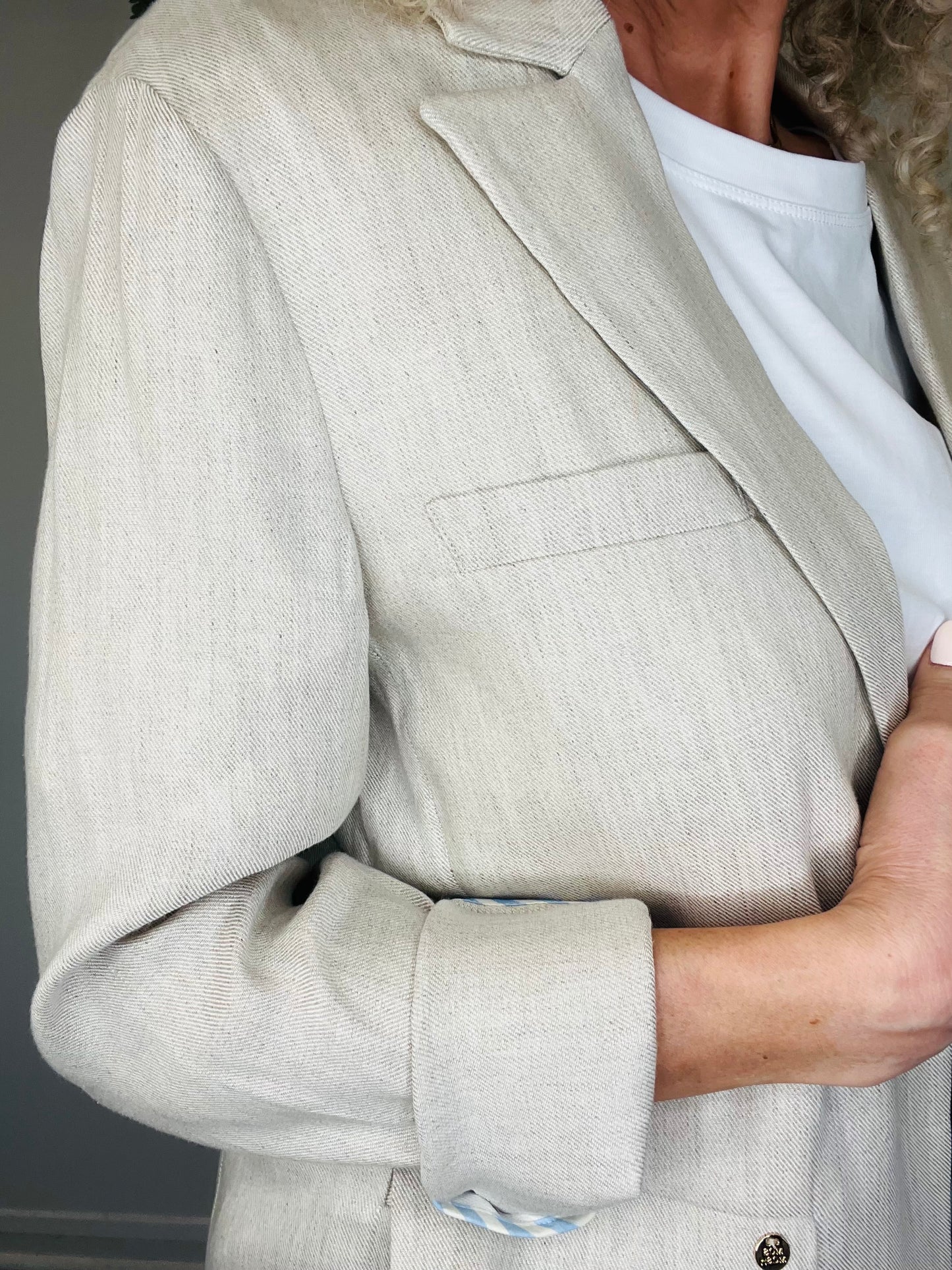 Linen Blazer - Size S