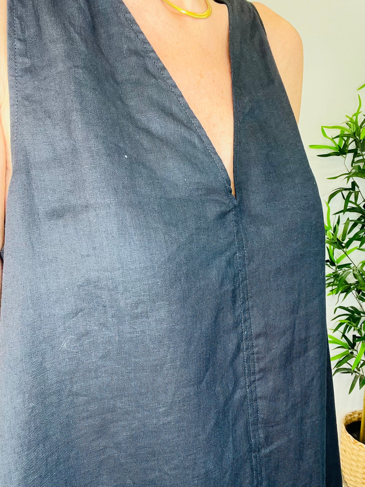 Linen Dress - Size 38