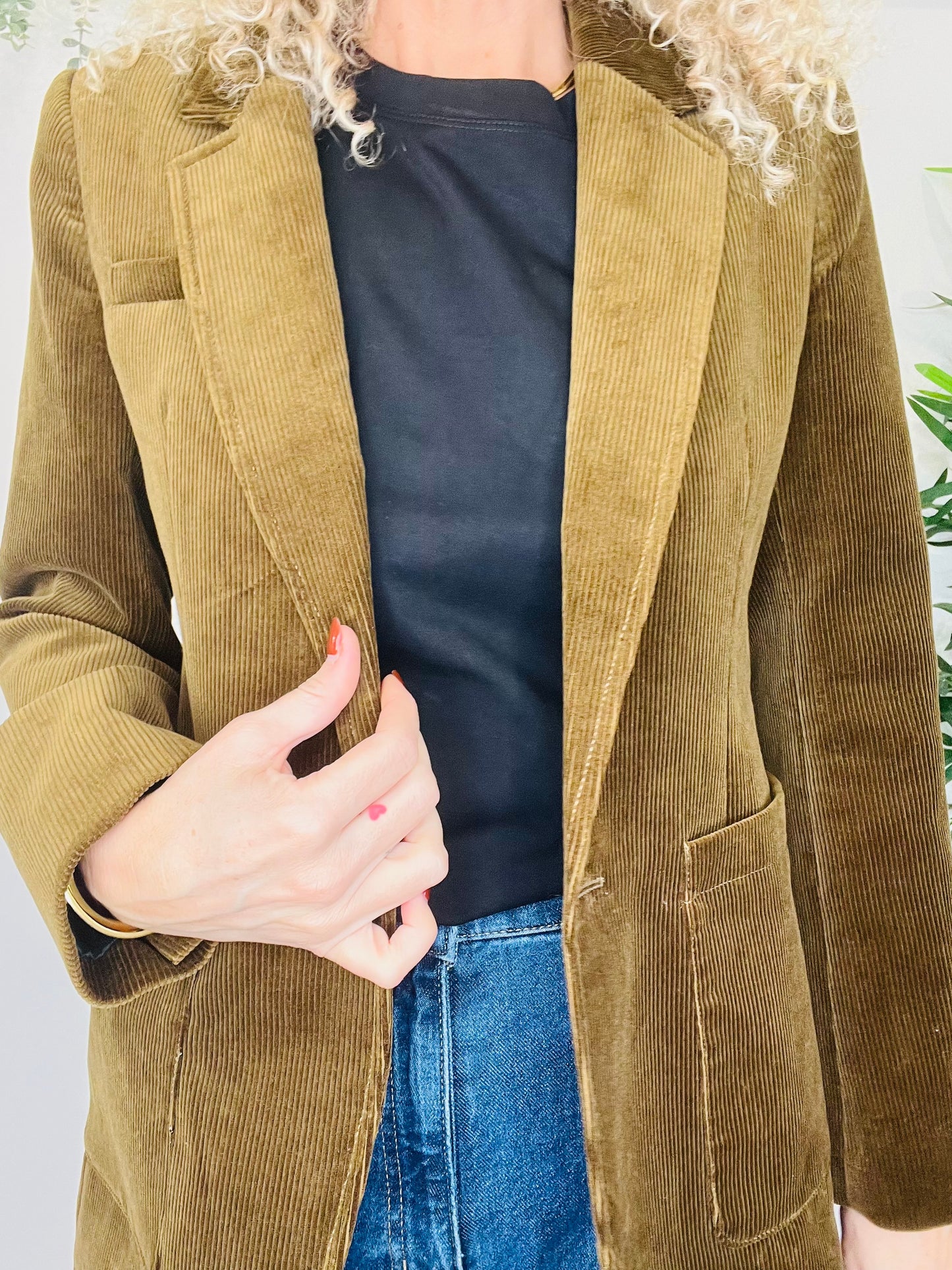 Cord Blazer - Size 10