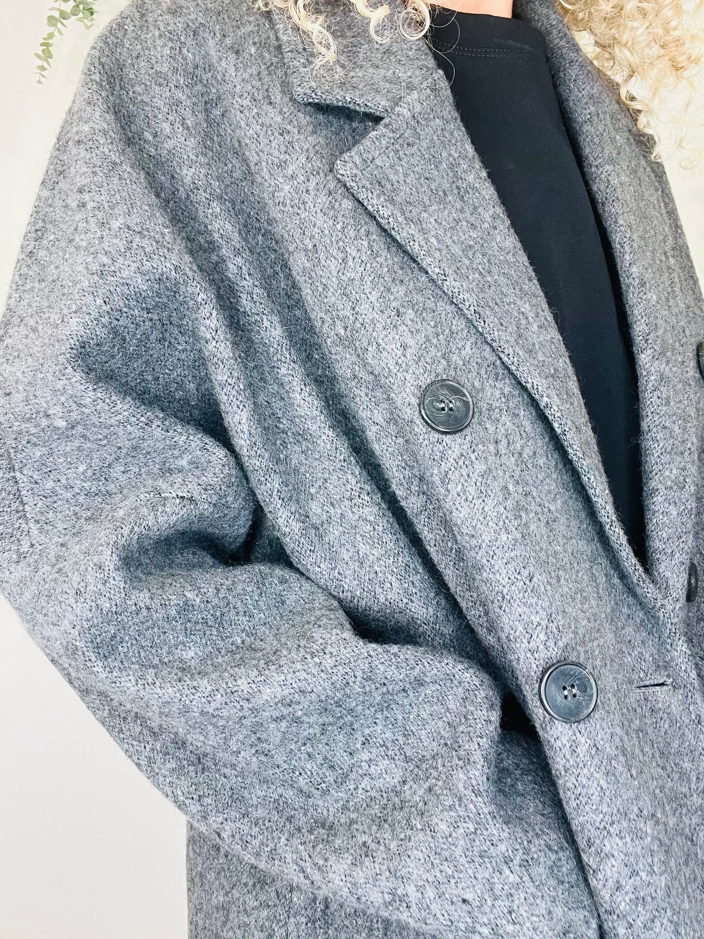 Wool Coat - Size L