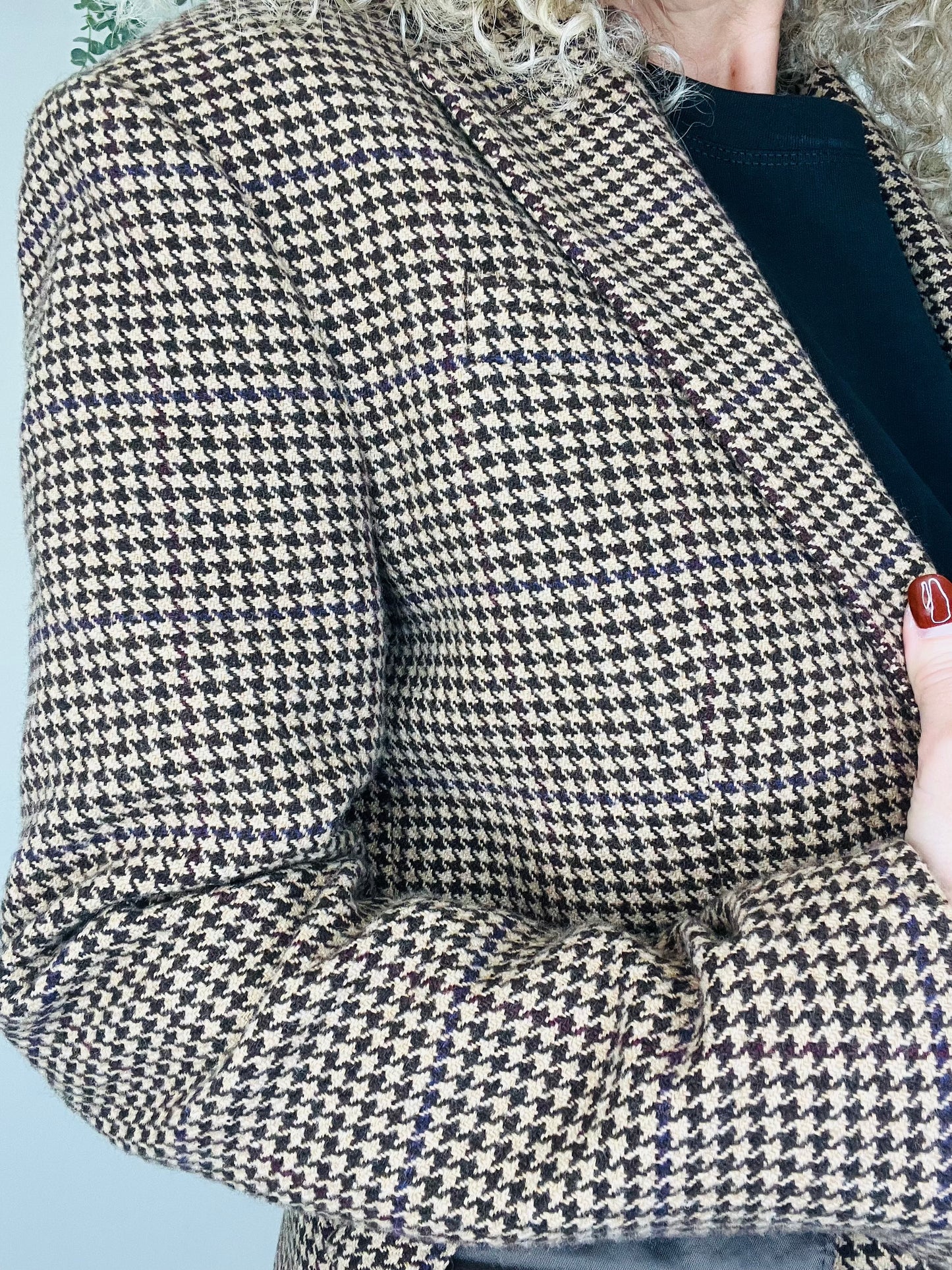 Houndstooth Blazer - Size 2