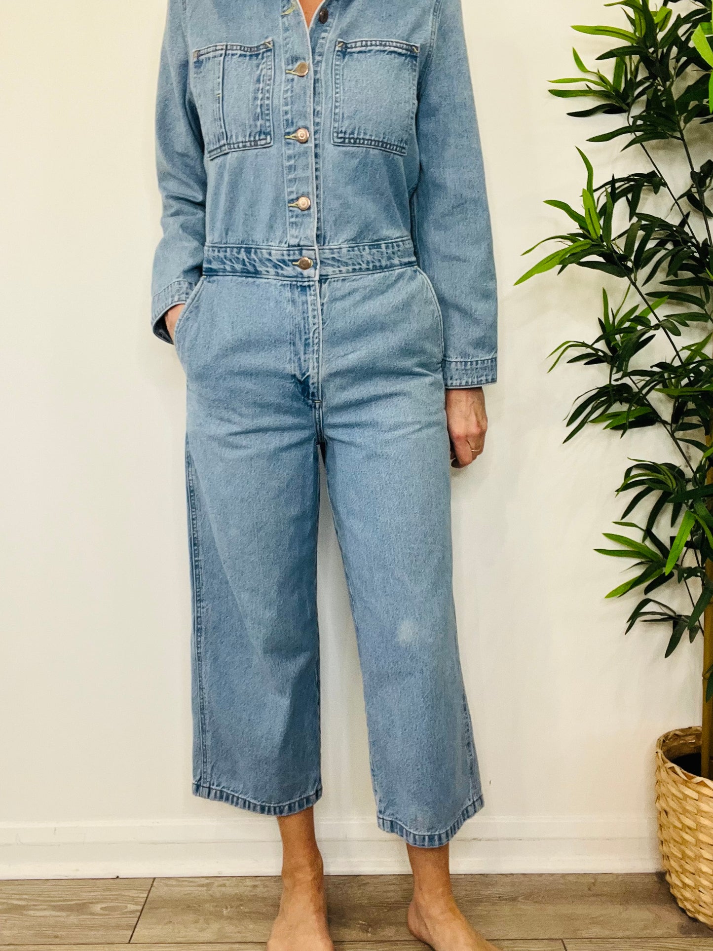 Denim Jumpsuit - Size S