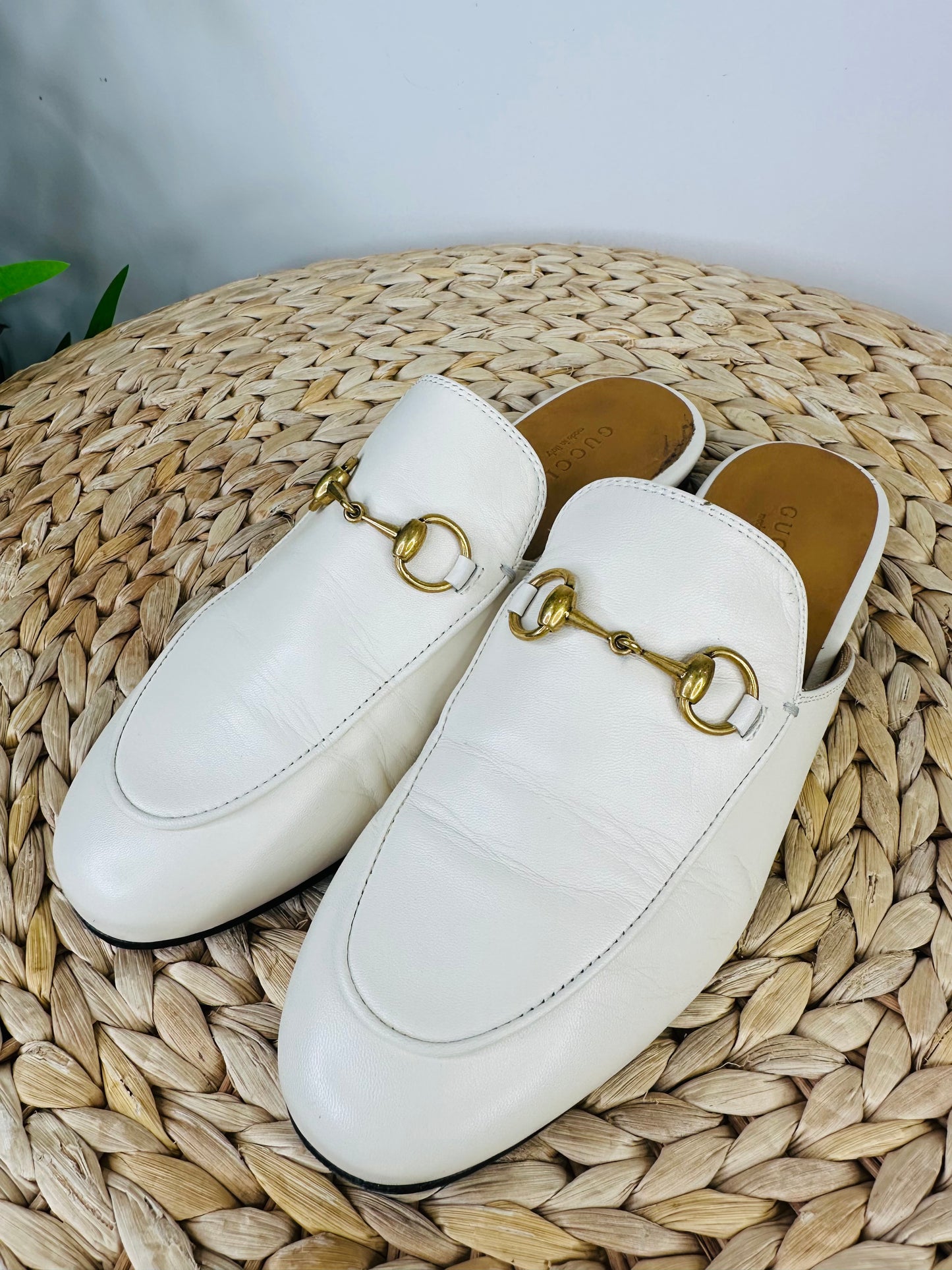 Leather Princetown Loafers - Size 37.5