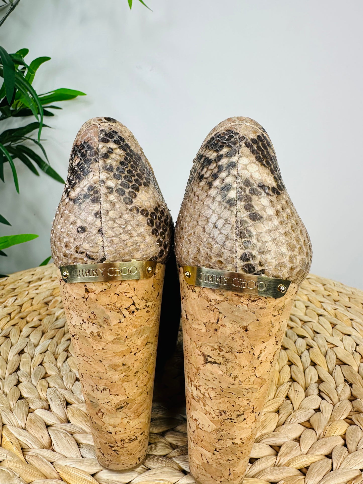 Cork Wedge Sandals - Size 37