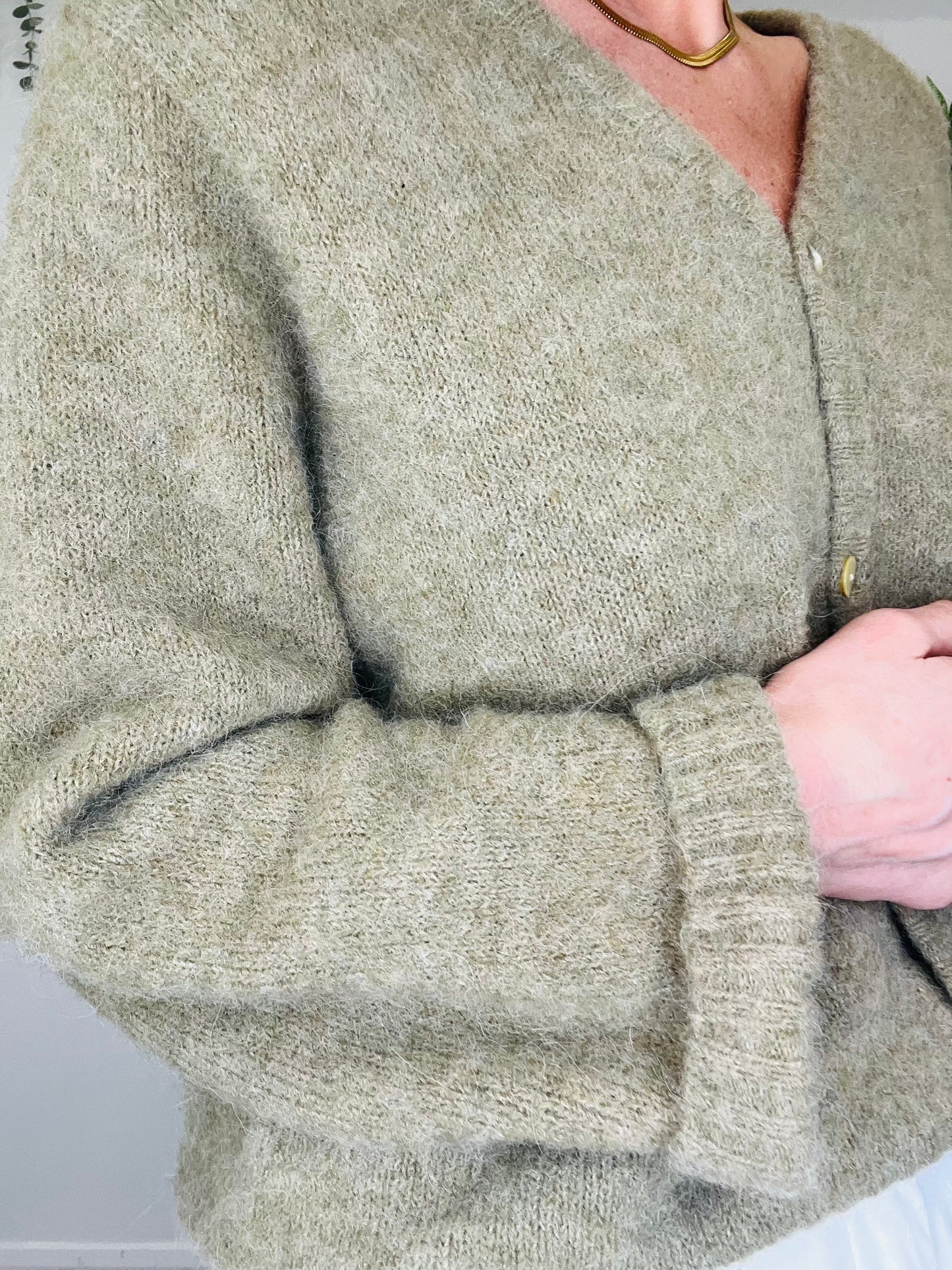 V-Neck Cardigan - Size M
