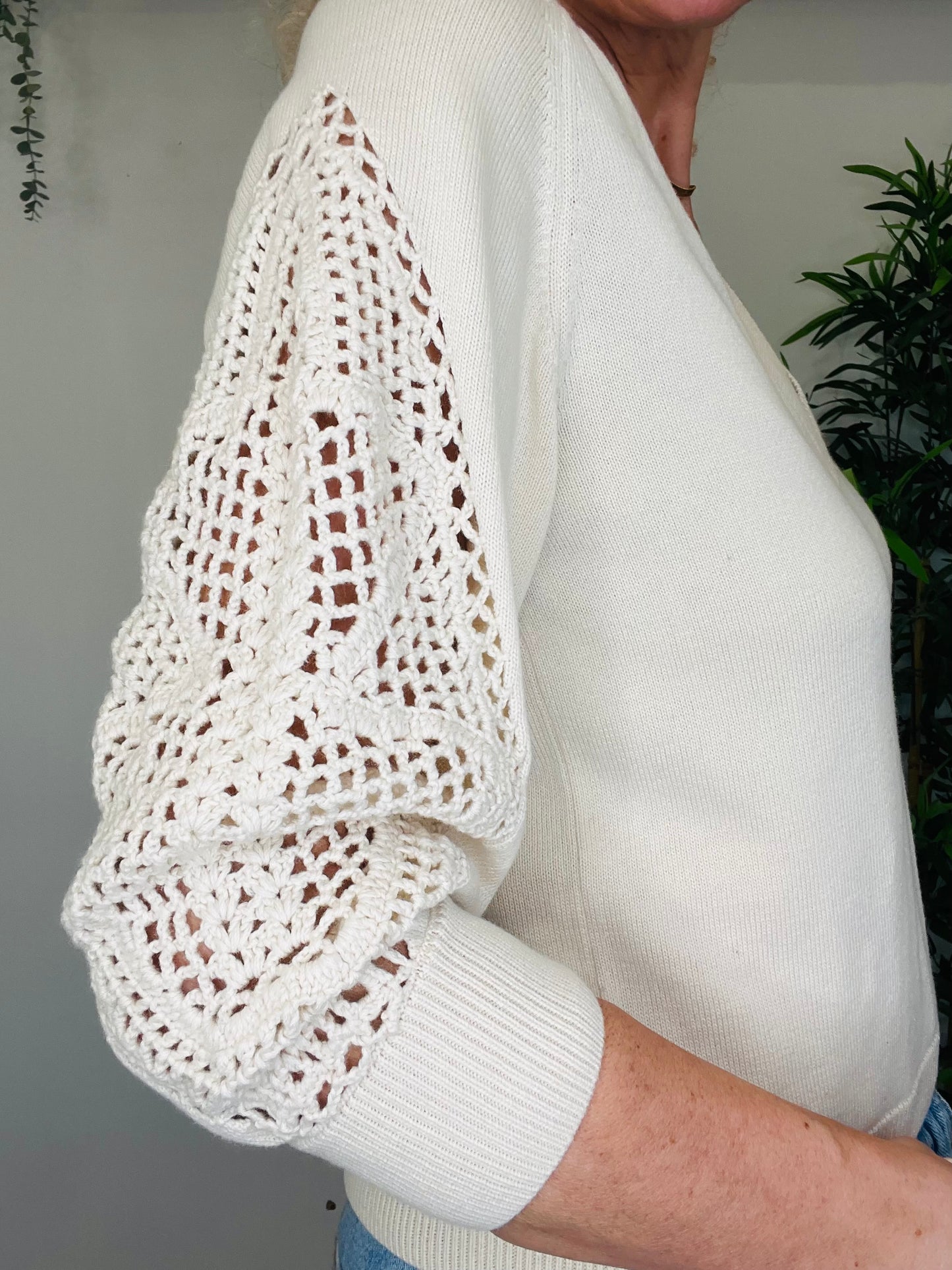 Crochet Sleeve Jumper - Size 1