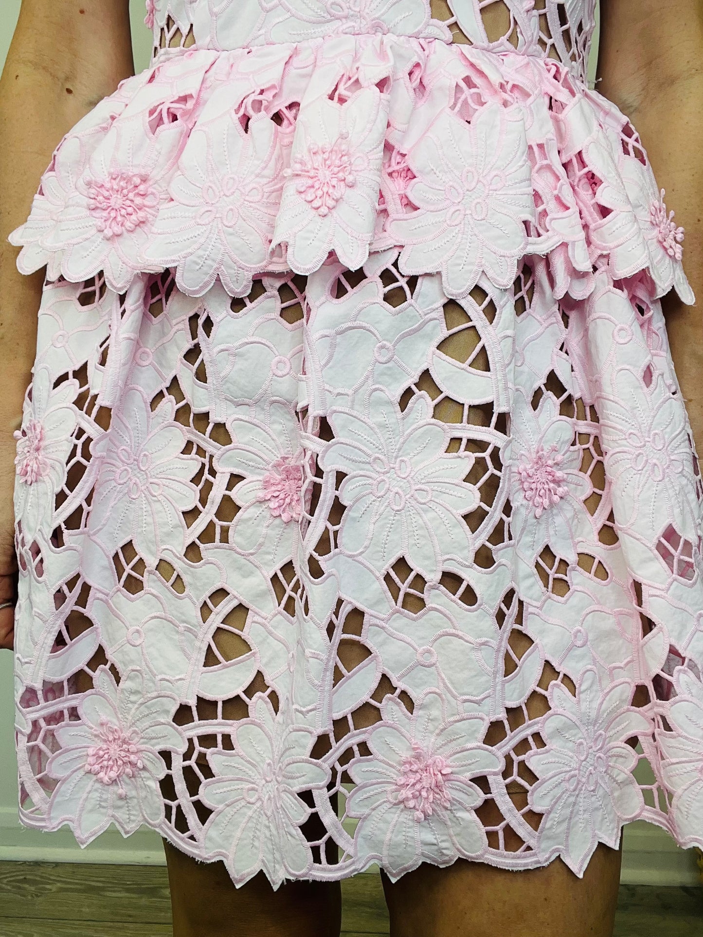 Lace Short Dress - Size 12